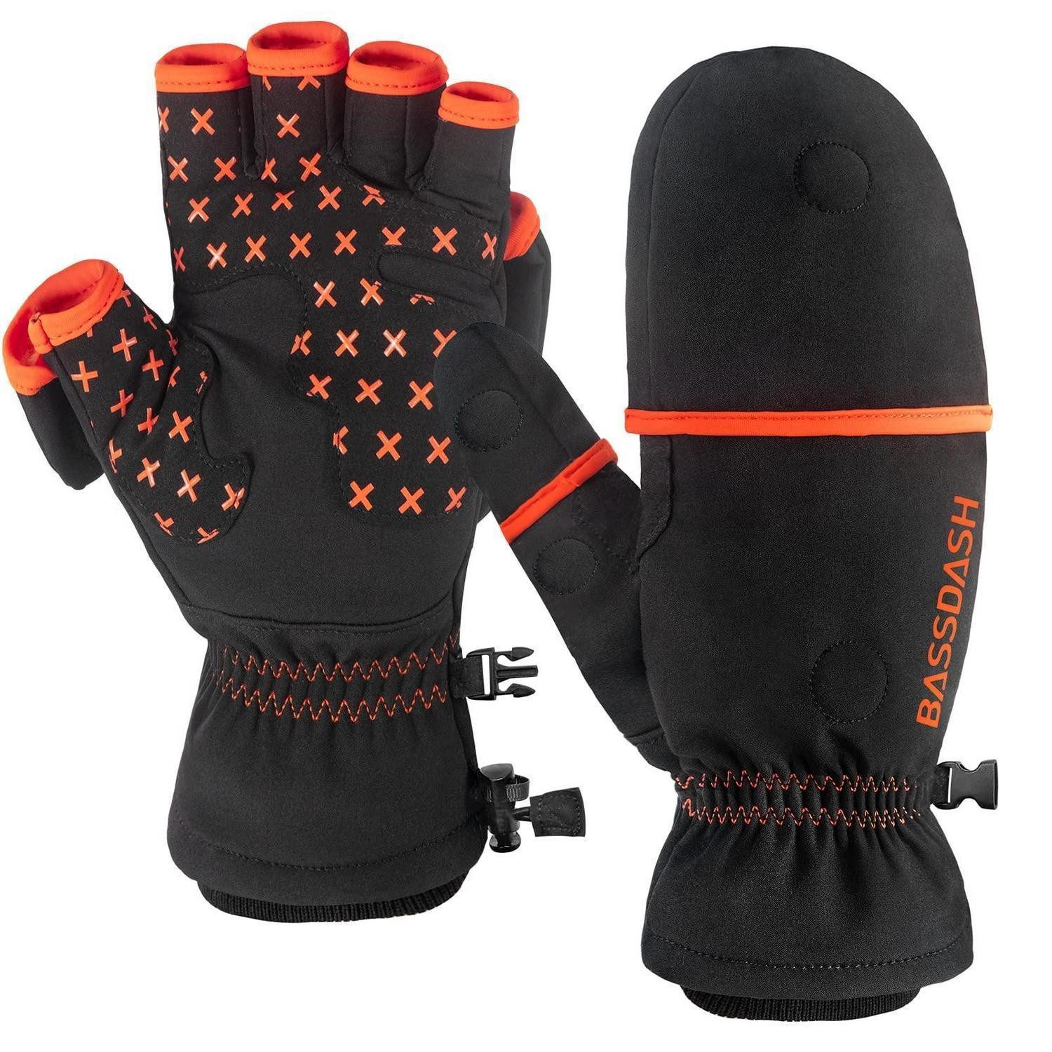 LuxusKollektion Thermohandschuhe Thermo Winterhandschuhe wasserabweisend (1-St)