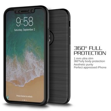 König Design Handyhülle Samsung Galaxy J5 (2017), Samsung Galaxy J5 (2017) Handyhülle Backcover Schwarz