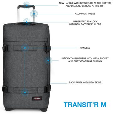 Eastpak Weichgepäck-Trolley TRANSIT'R M, 2 Rollen, Reisegepäck Aufgabegepäck Reisekoffer mit TSA Schloss