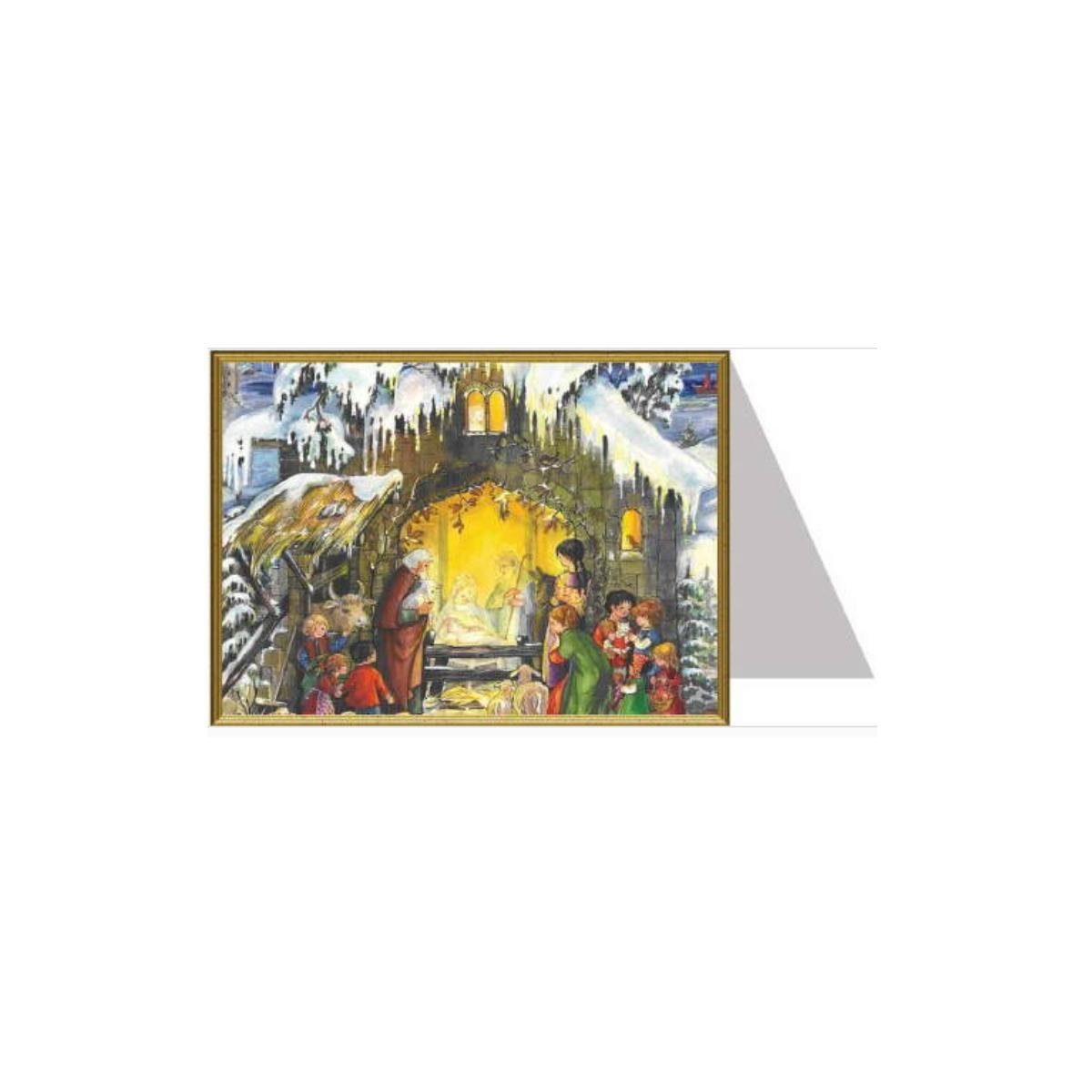 Richard Sellmer Verlag Grußkarte 99557 - Weihnachtskarte - Maria und Joseph