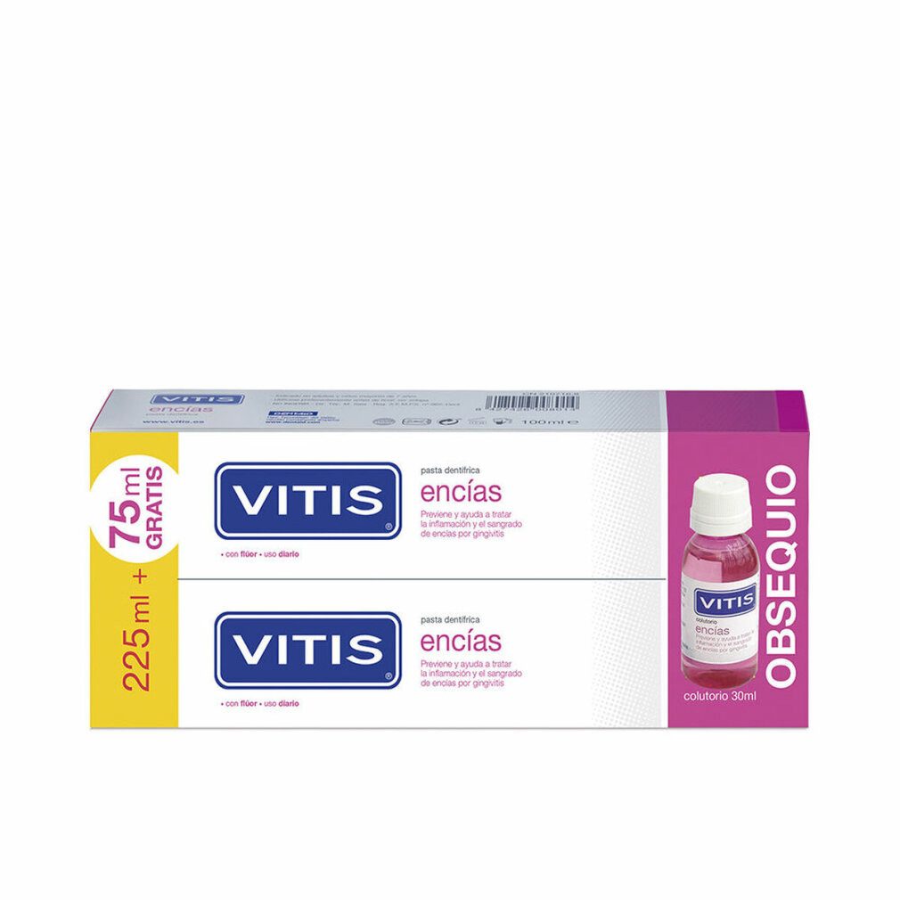 Vitis Zahnpasta GUMS toothpaste with fluoride duo 2 x 150 ml