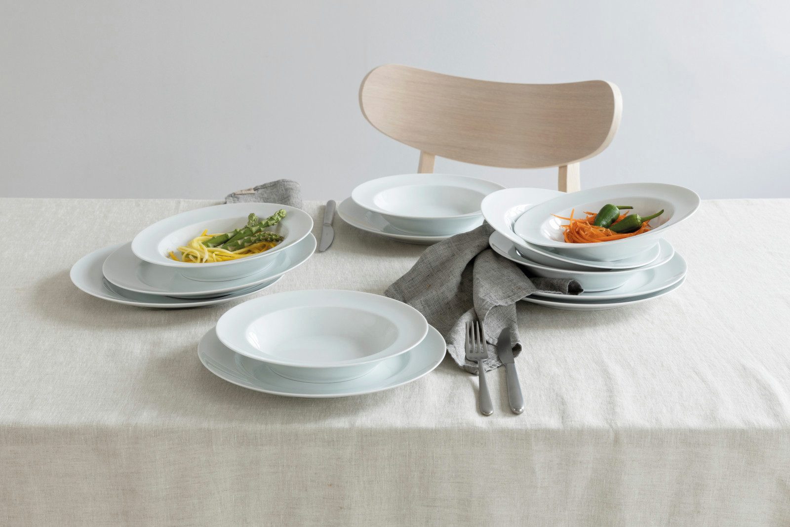 Thomas Porzellan Frühstücksteller Sunny Day weiss Frühstücksteller 22 cm, Teller Flach