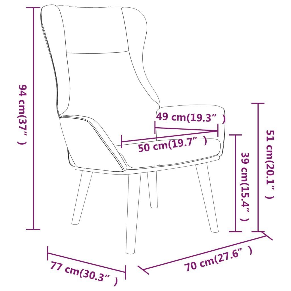 furnicato Relaxsessel Dunkelgrau Stoff Sessel