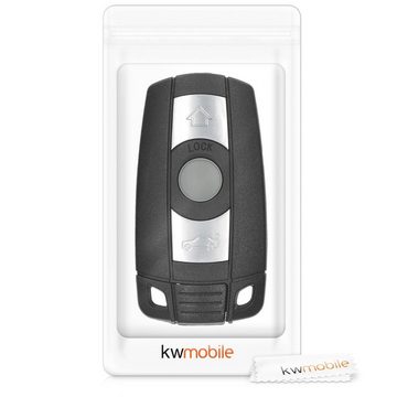 kwmobile Schlüsseltasche Gehäuse für BMW Autoschlüssel (1-tlg), ohne Transponder Batterien Elektronik - Auto Schlüsselgehäuse