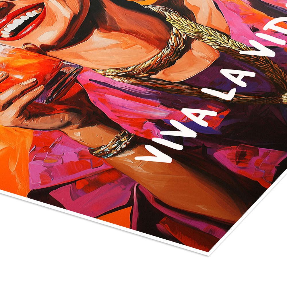 Posterlounge Wandbild Viva La Vida Frida, Carina Artspace, erhältlich als Poster, Leinwandbild, Wandsticker oder Acrylglasbild – Bild 3 von 5