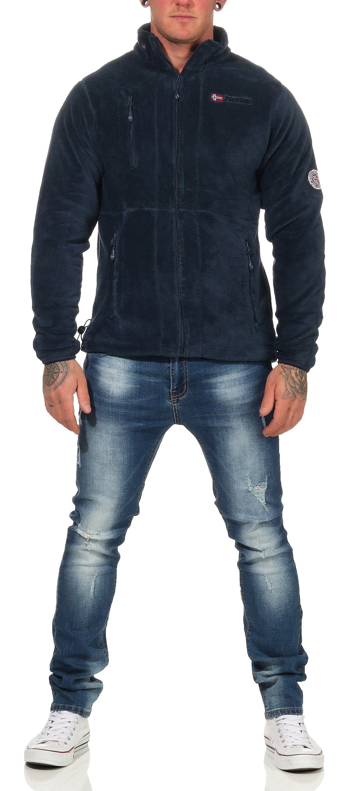 Geographical Norway Fleecejacke Herren Fleecejacke Outdoor Freizeit Jacke F günstig online kaufen