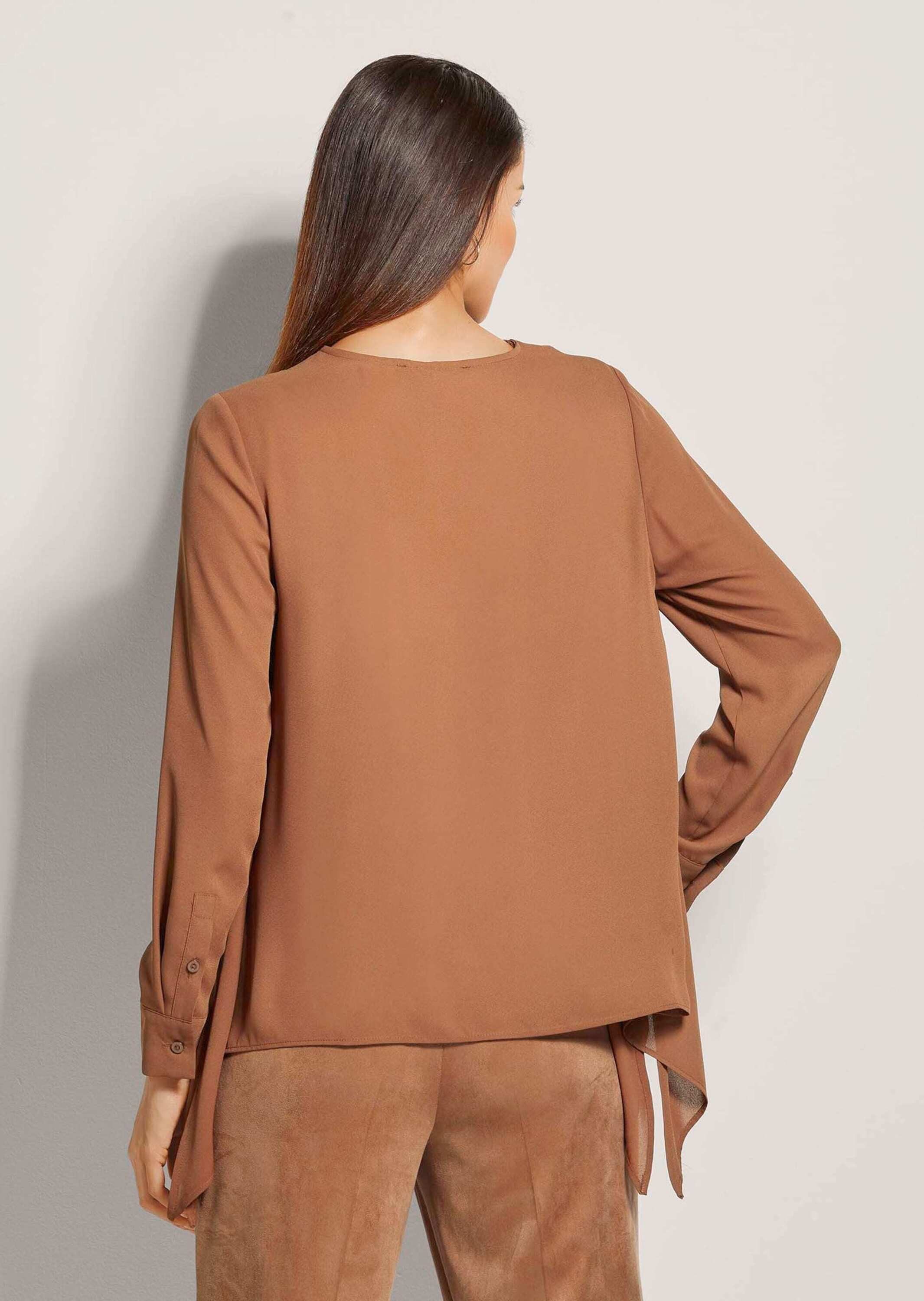 MADELEINE Langarmbluse Tunika in modischer Kurzform