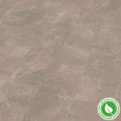 EGGER Designboden »GreenTec EHD012 Stein grau«, Bodenbelag in Holzoptik, Vinyl Alternative: Robust & strapazierfähig, Packung, 7,5mm, 2,542m² - nachhaltiger Fußboden - grau