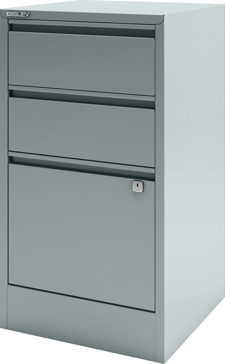 Bisley Hängeregisterschrank Hängeregistraturschrank Home Filer 2+1 HR-Schublade 1-bahnig silber