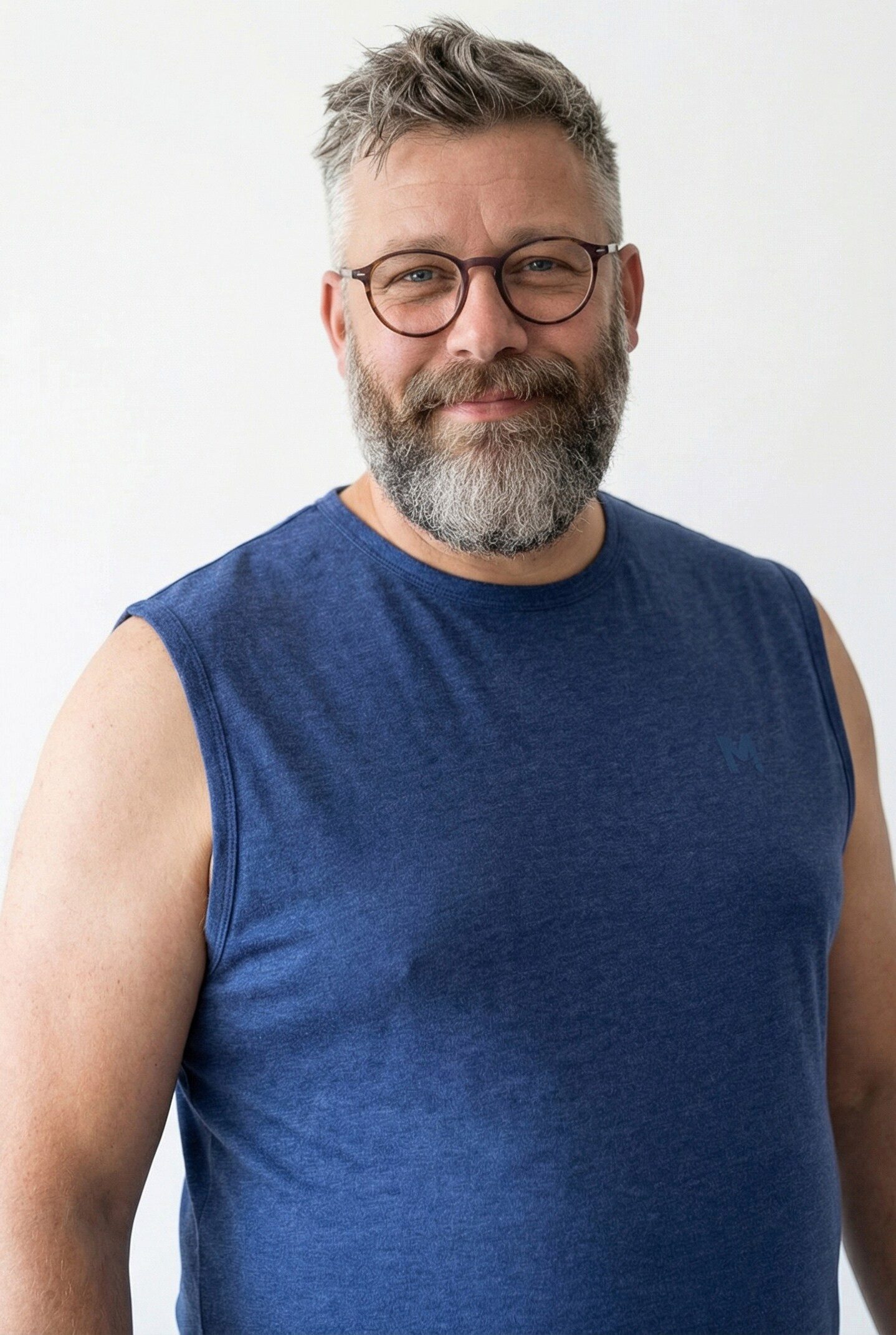 Men Plus Unterhemd Unterhemd breite Träger