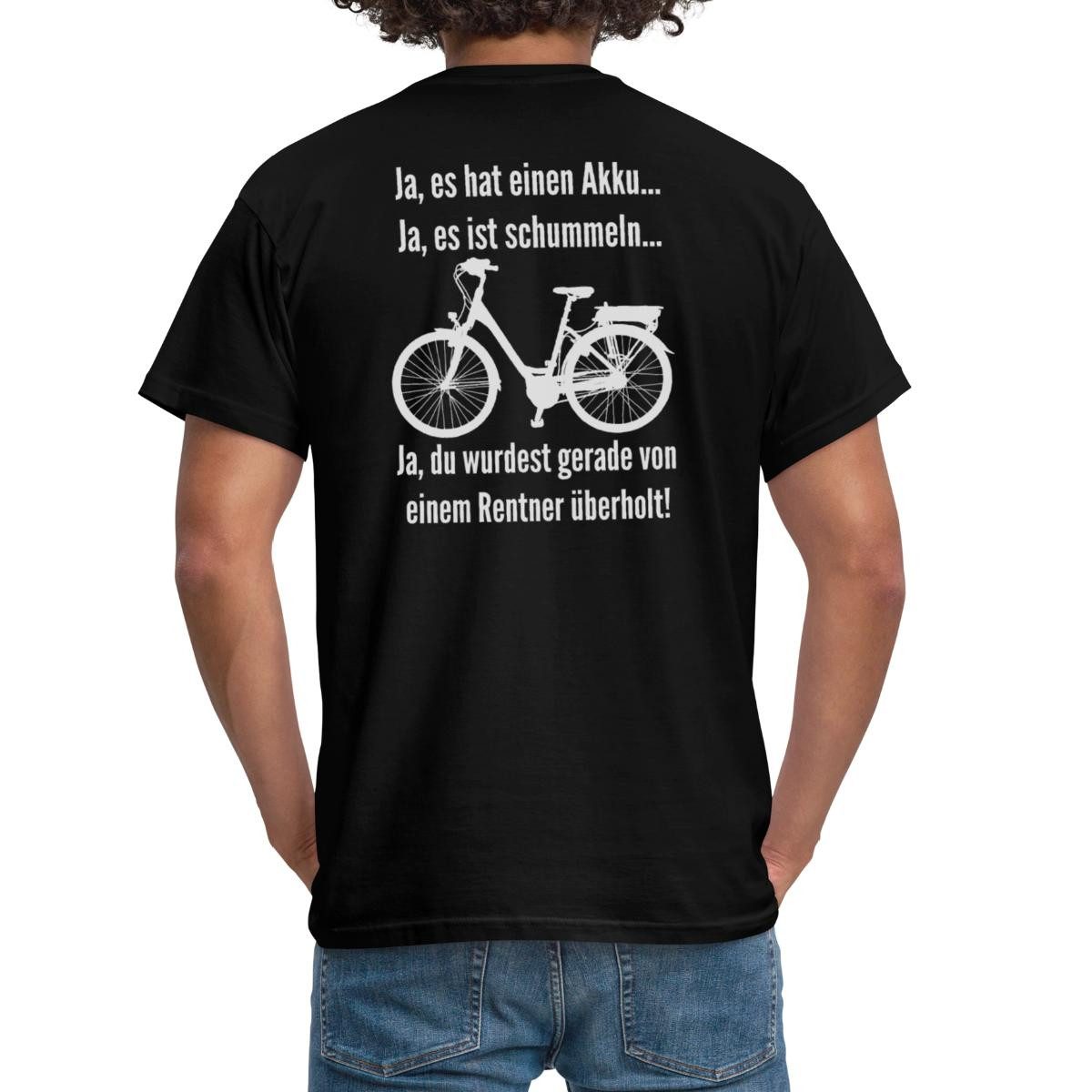 Spreadshirt T-Shirt Vom Rentner Überholt E-Bike Lustiger Spruch Männer T-Shirt (1-tlg)