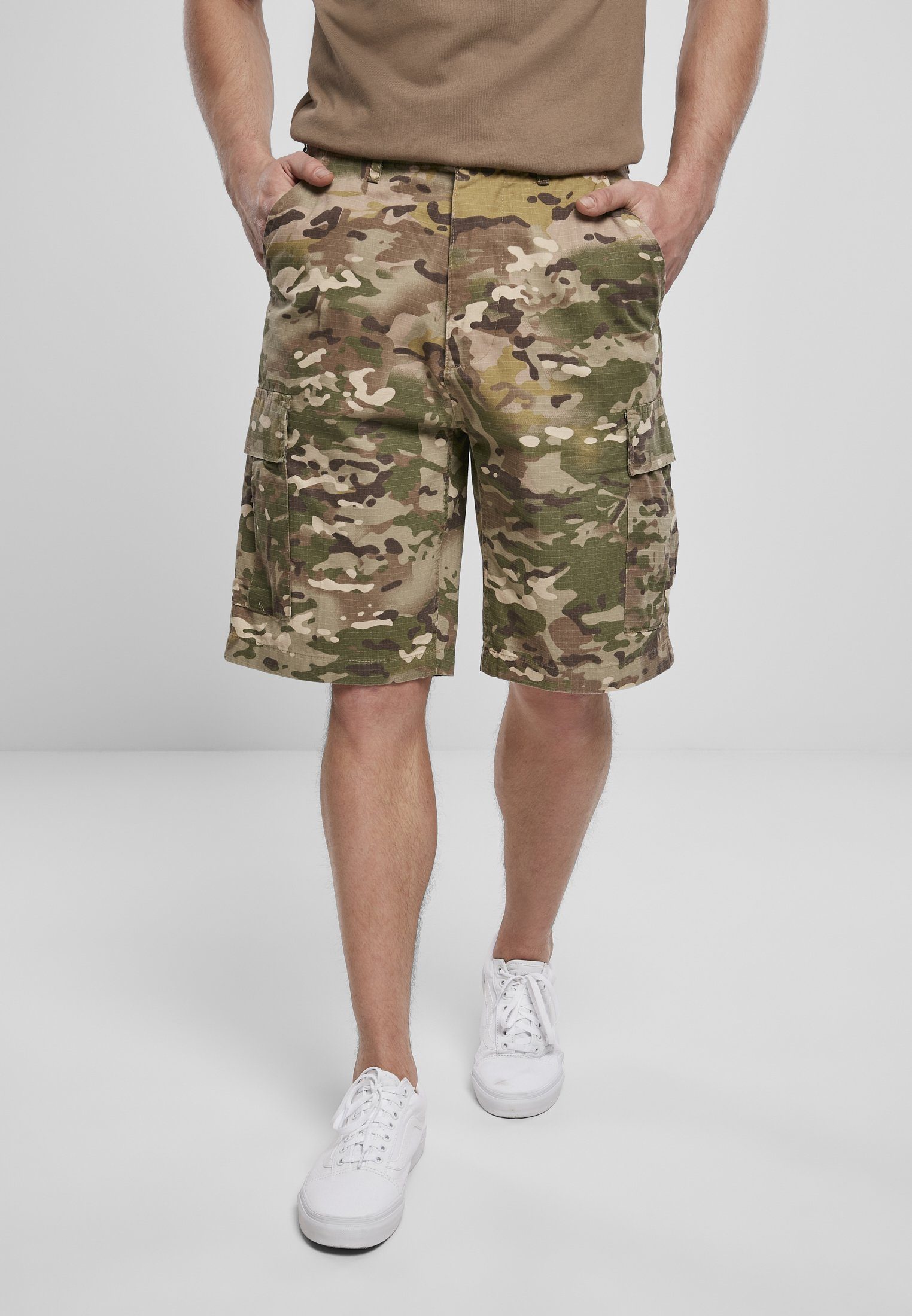 Brandit Stoffhose Herren BDU Ripstop Shorts (1-tlg) tactical camo