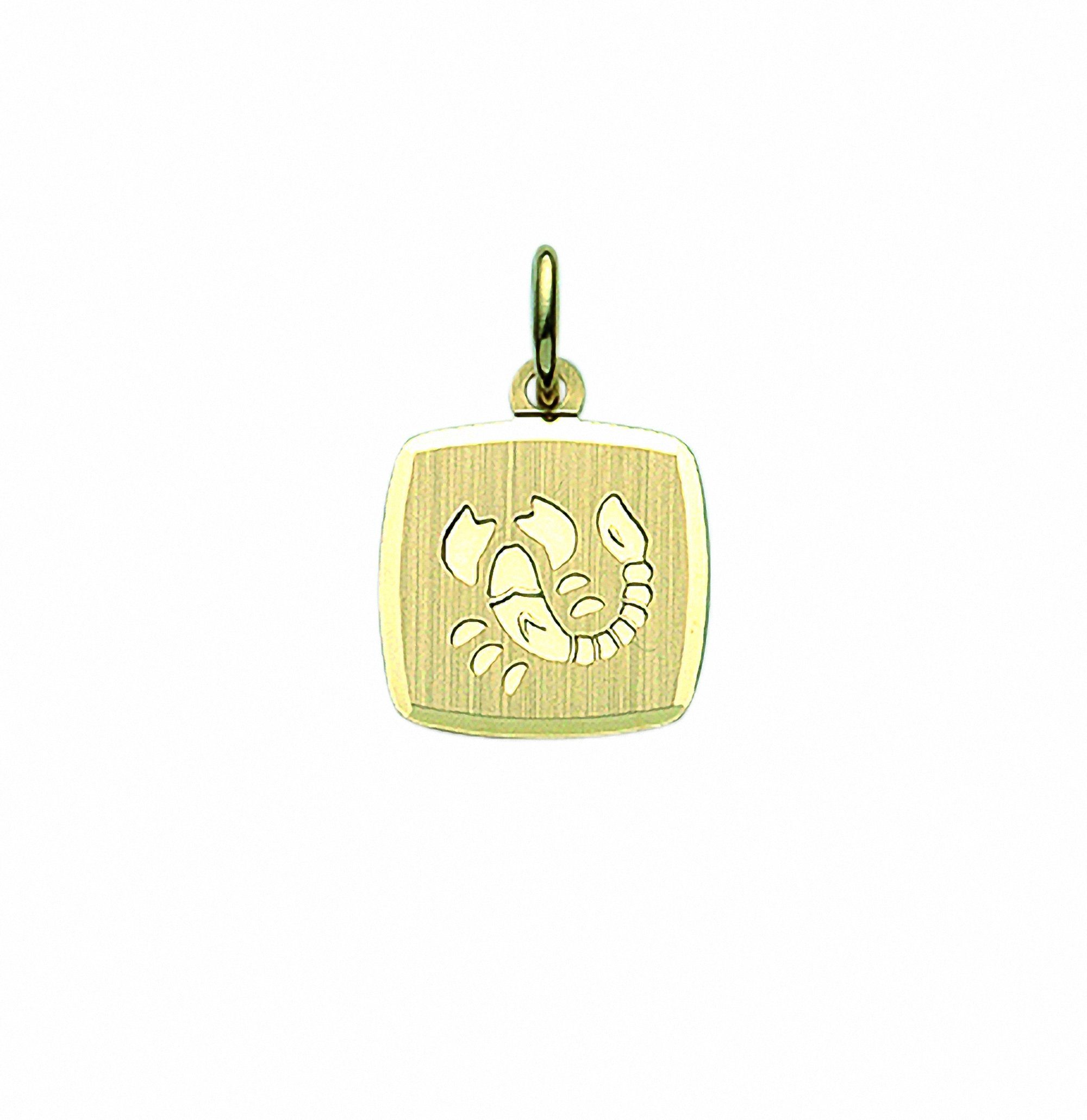 Adelia´s Kette mit Halskette mit 333 Schmuckset Gold Sternzeichen - Anhänger Anhänger Skorpion, Set