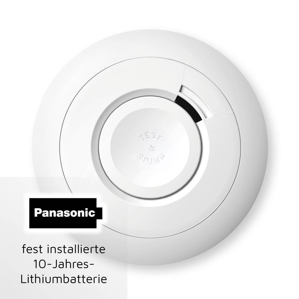 Ei Electronics Rauchwarnmelder 10er Set inkl. 10 Jahres-Batterie Ei650 Rauchmelder (inkl. 10 Jahres-Batterie)