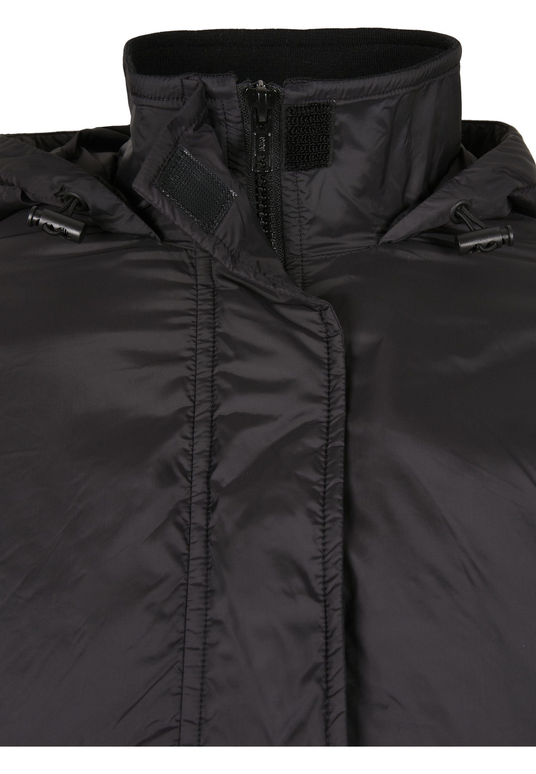 URBAN CLASSICS Langmantel Urban Classics Damen Ladies Panel Padded Pull Over Jacket