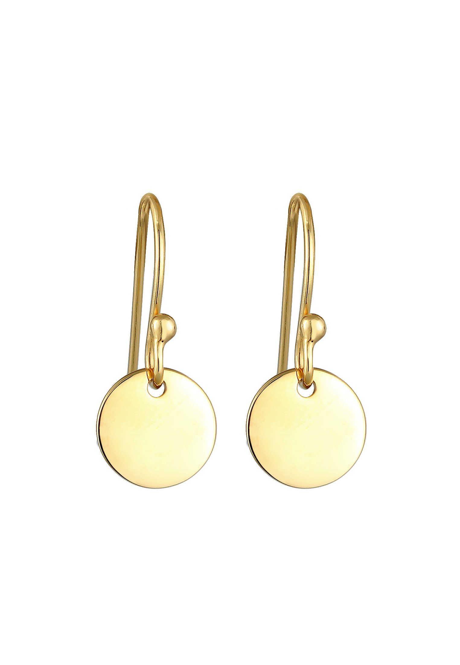 Elli Paar Ohrhänger Hänger Plättchen Geo Look 925 Silber, Geo günstig online kaufen