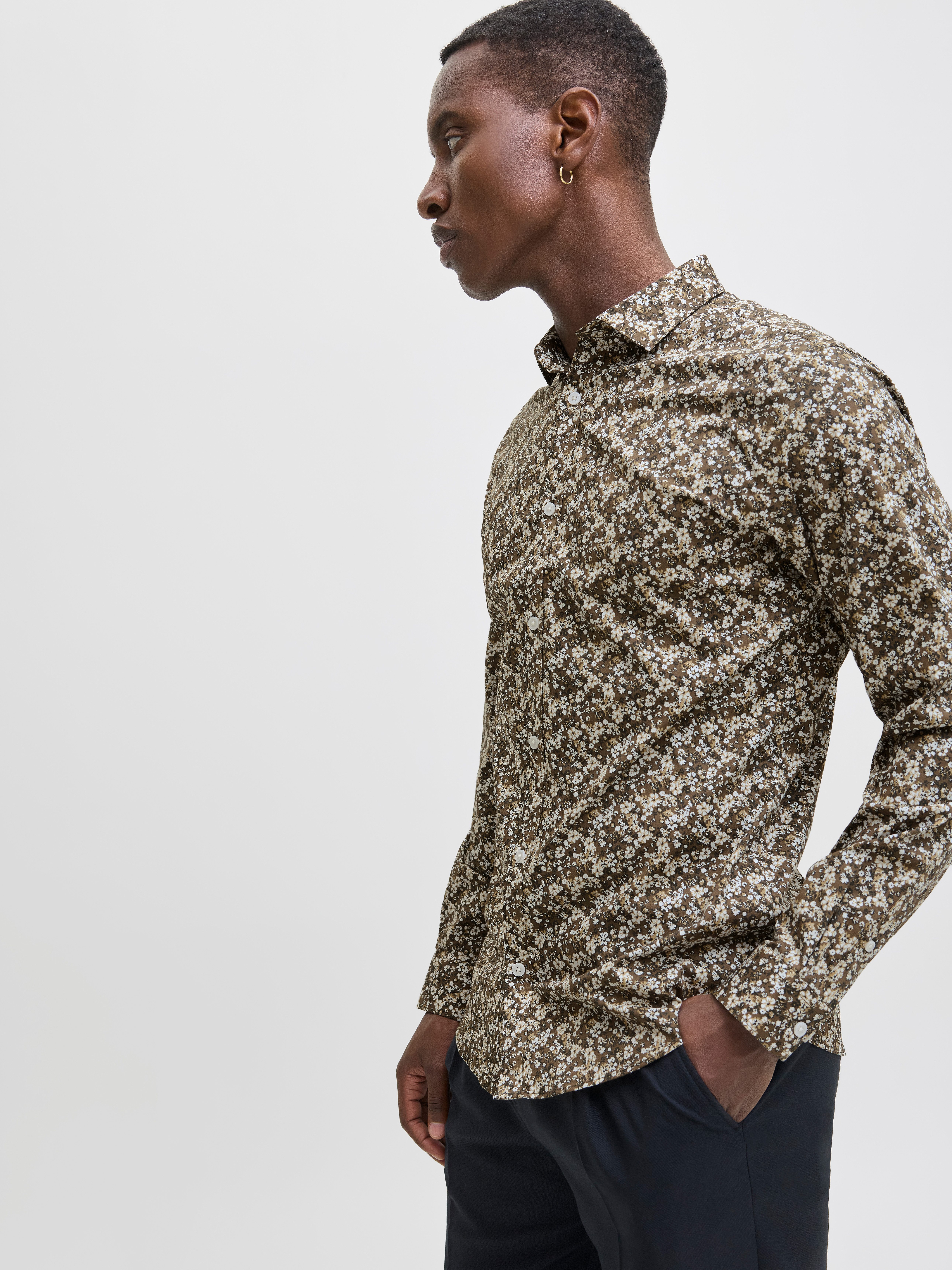 Jack & Jones Langarmhemd JPRBLABLACKPOOL STRETCH AOP LS SHIRT SN günstig online kaufen