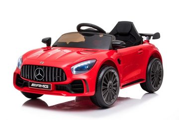 Toys Store Elektro-Kinderauto Mercedes GTR AMG Kinder Elektro Auto Kinderfahrzeug Sportwagen, Belastbarkeit 35 kg, AUX-/USB-Anschluss, MP3 Hupe und Motorsound am Lenkrad, Fernsteuerung