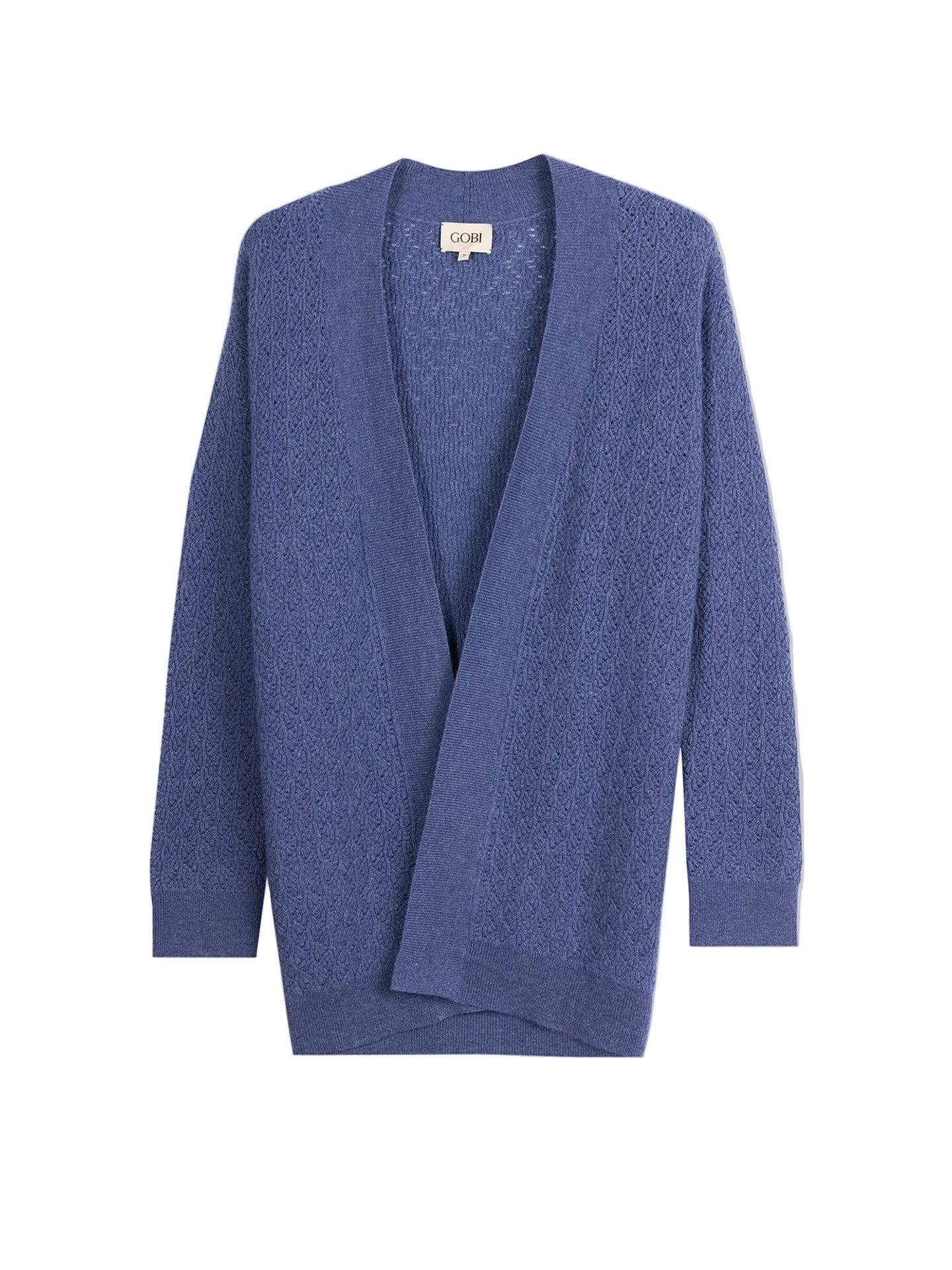 Cardigan Ajour-Strick Kaschmir-Cardigan