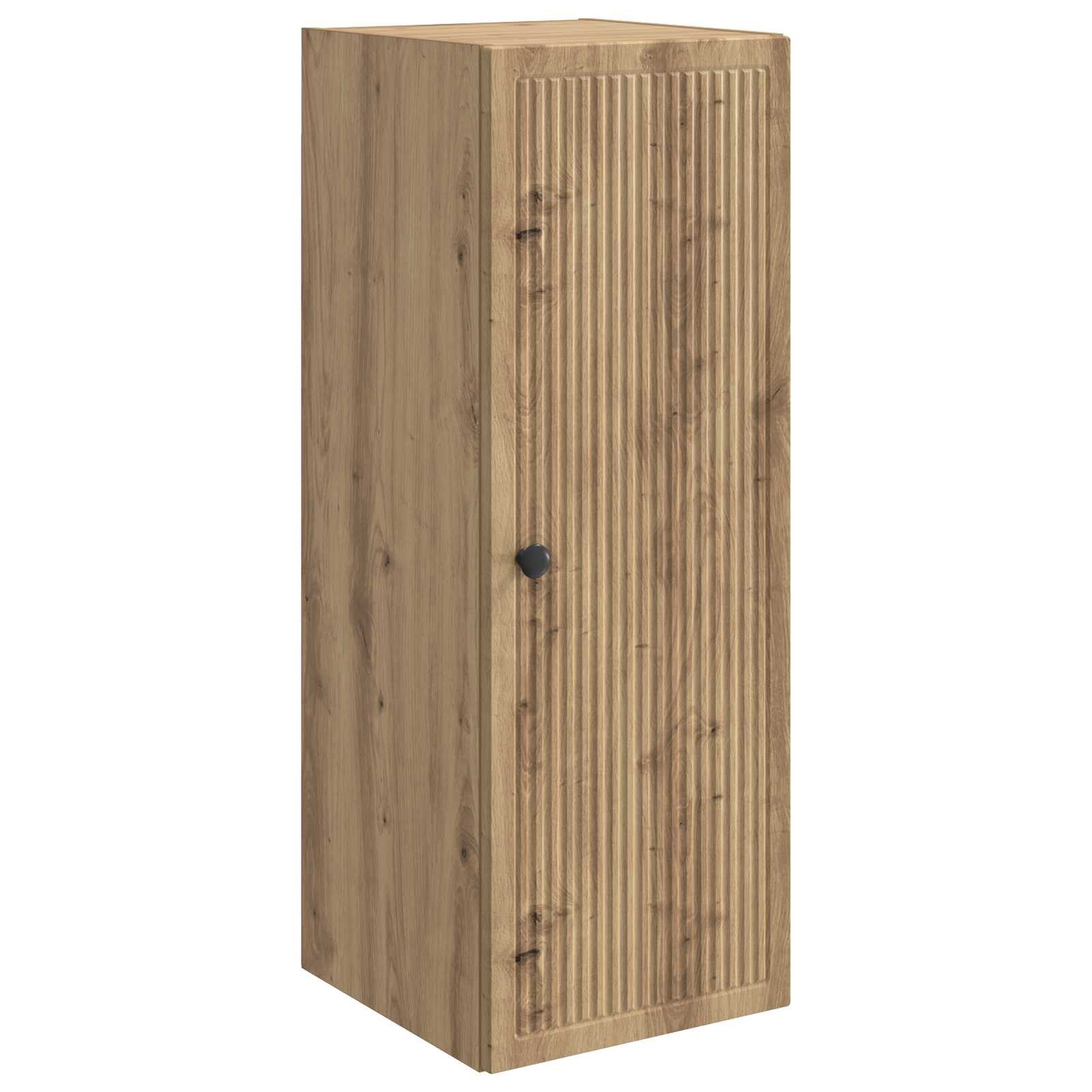 vidaXL Hängeschrank 33 x 34,5 x 90 cm Hängeschrank schmal Wandschrank Artisan-Eiche 33x34