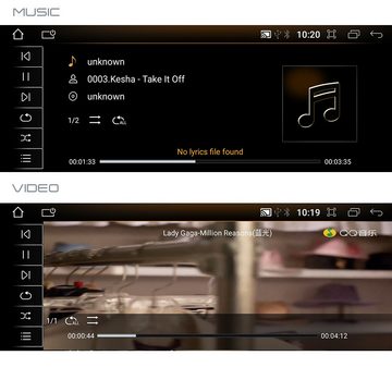 TAFFIO Für Audi Q5 Concert/Symphony RHD 12" Touch Android GPS USB CarPlay Einbau-Navigationsgerät