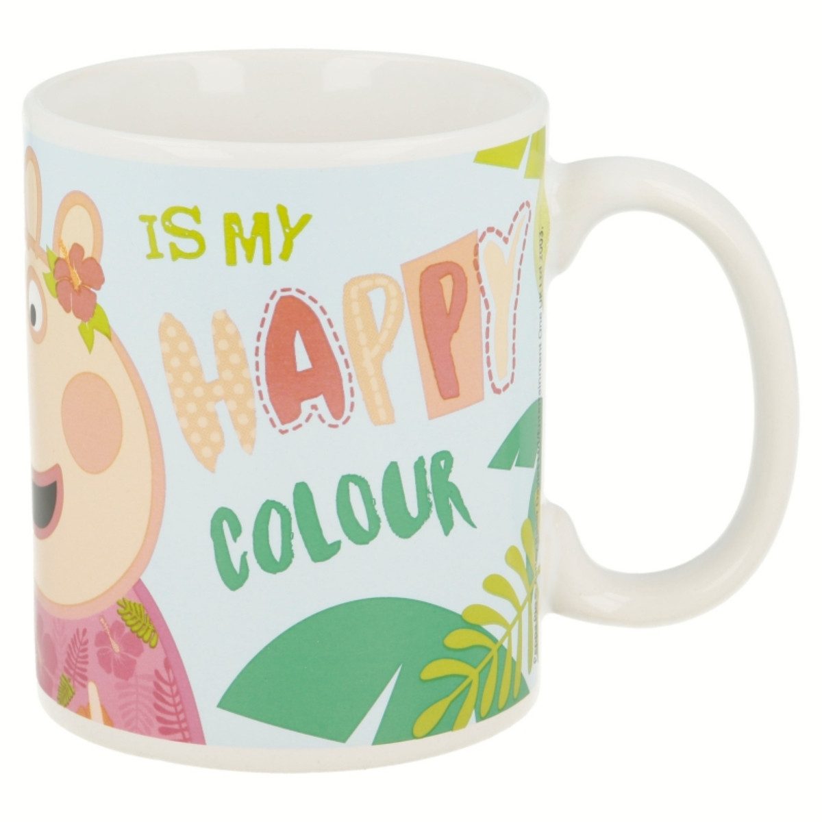 Storline Tasse Peppa Pig Tasse 325ml – Pink Flamingo Geschenkset für Kinder, Keramik