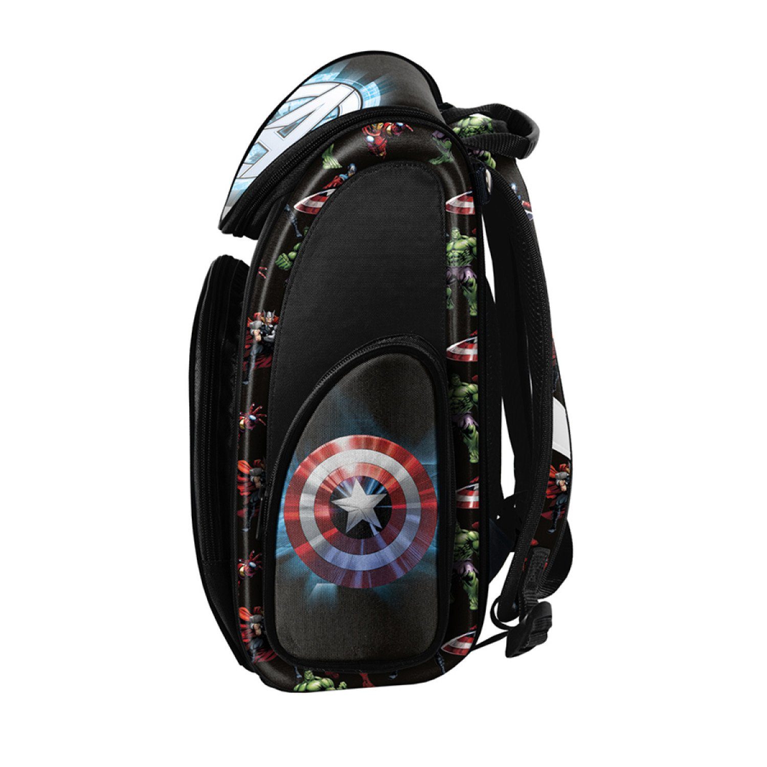 PASO Schulranzen AV23DD-524, Schultasche Avengers