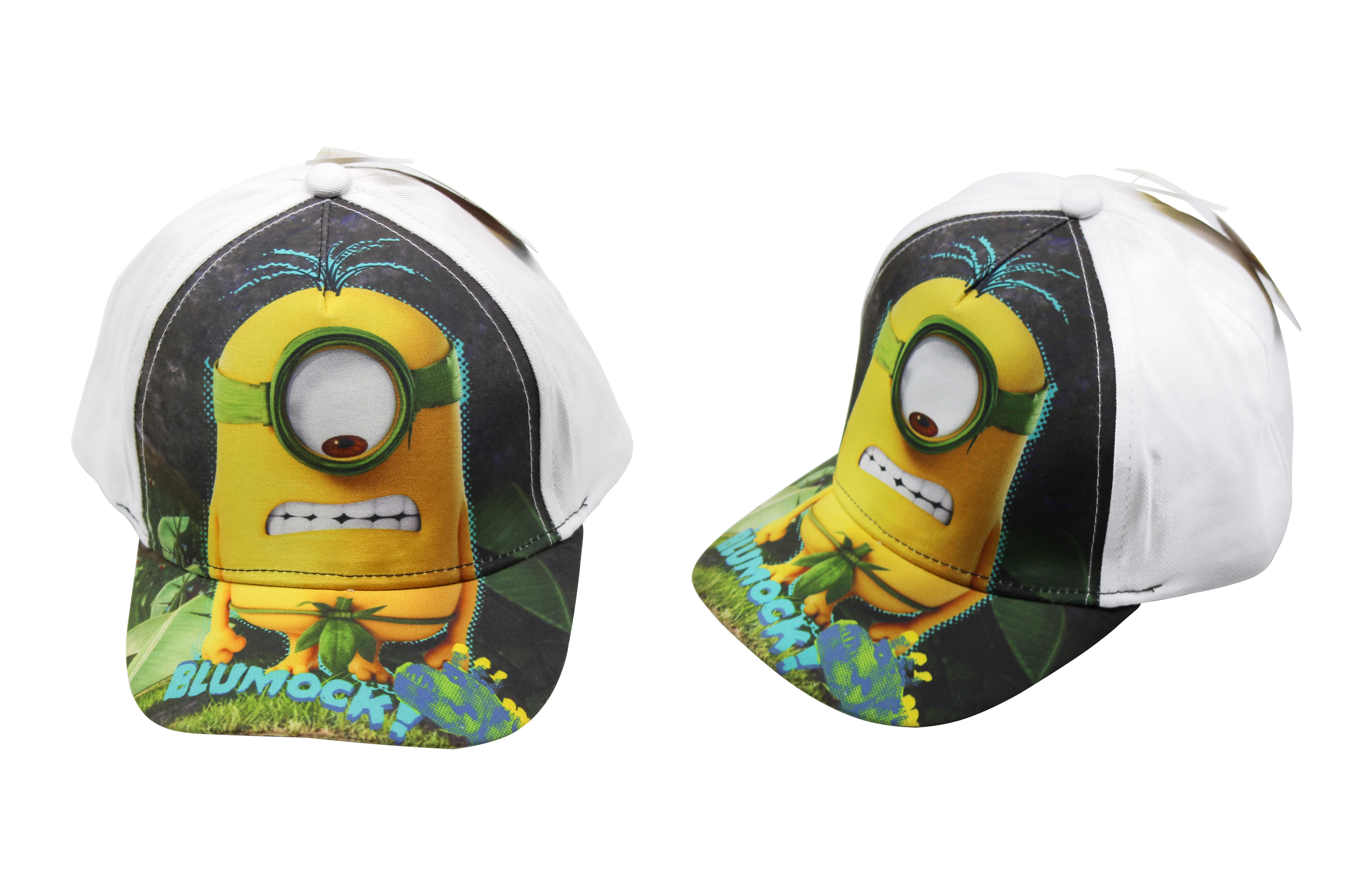 Sun City Baseball Cap Kappe Minions Blumock Weiß 54