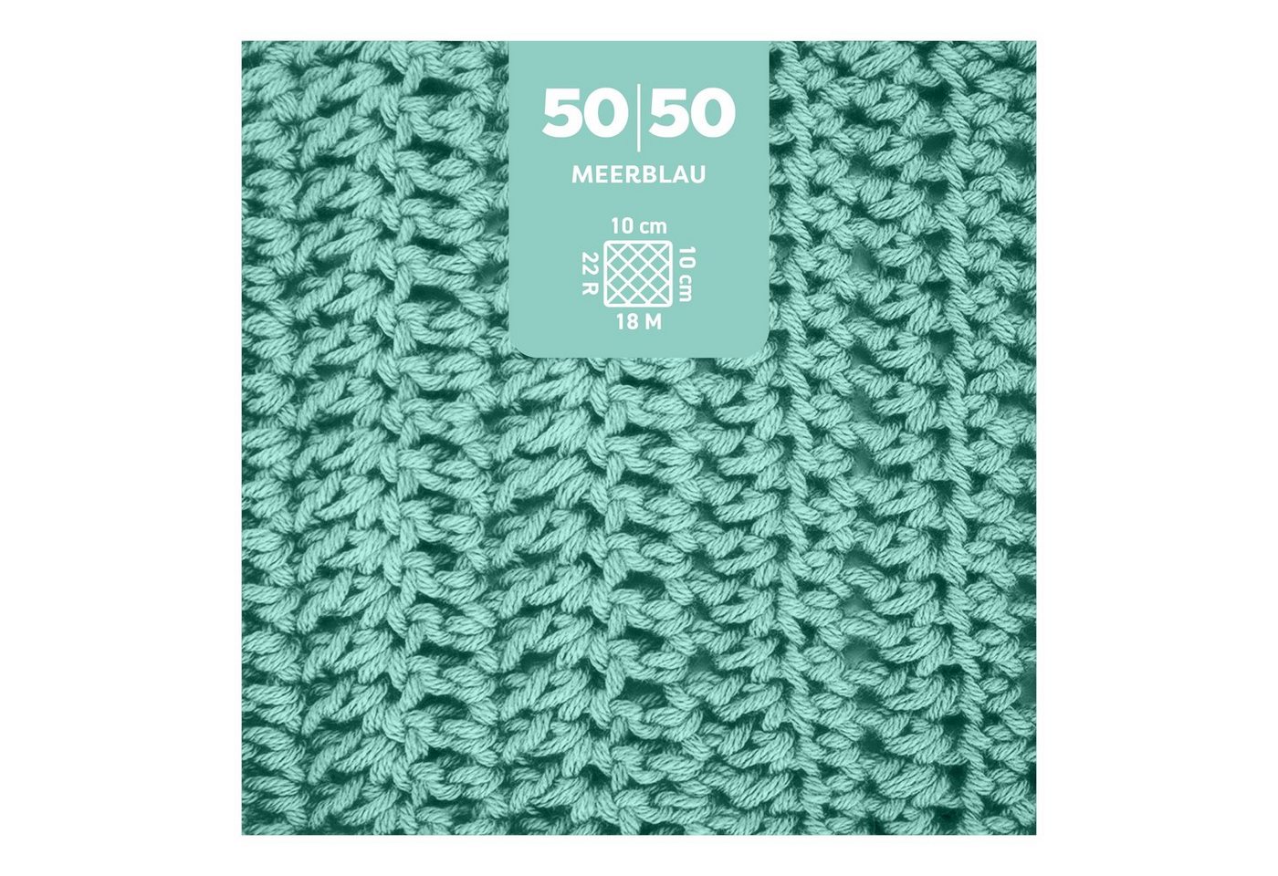 Thumbnail - myboshi 50/50 Wolle, Merinowolle Häkelwolle, 110 m (10-St., 50/50 Wolle Original), Uni