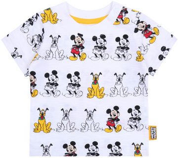 Sarcia.eu Kurzarmbluse 3x Grau-weiß-rote T-Shirts Mickey Mouse DISNEY 3-6 Monate