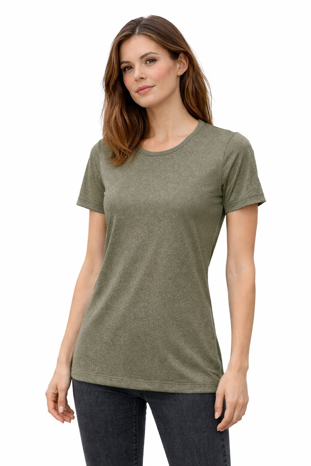 DEPROC Active Funktionsshirt KITIMAT WOMEN Funktionsshirt in Melangeoptik