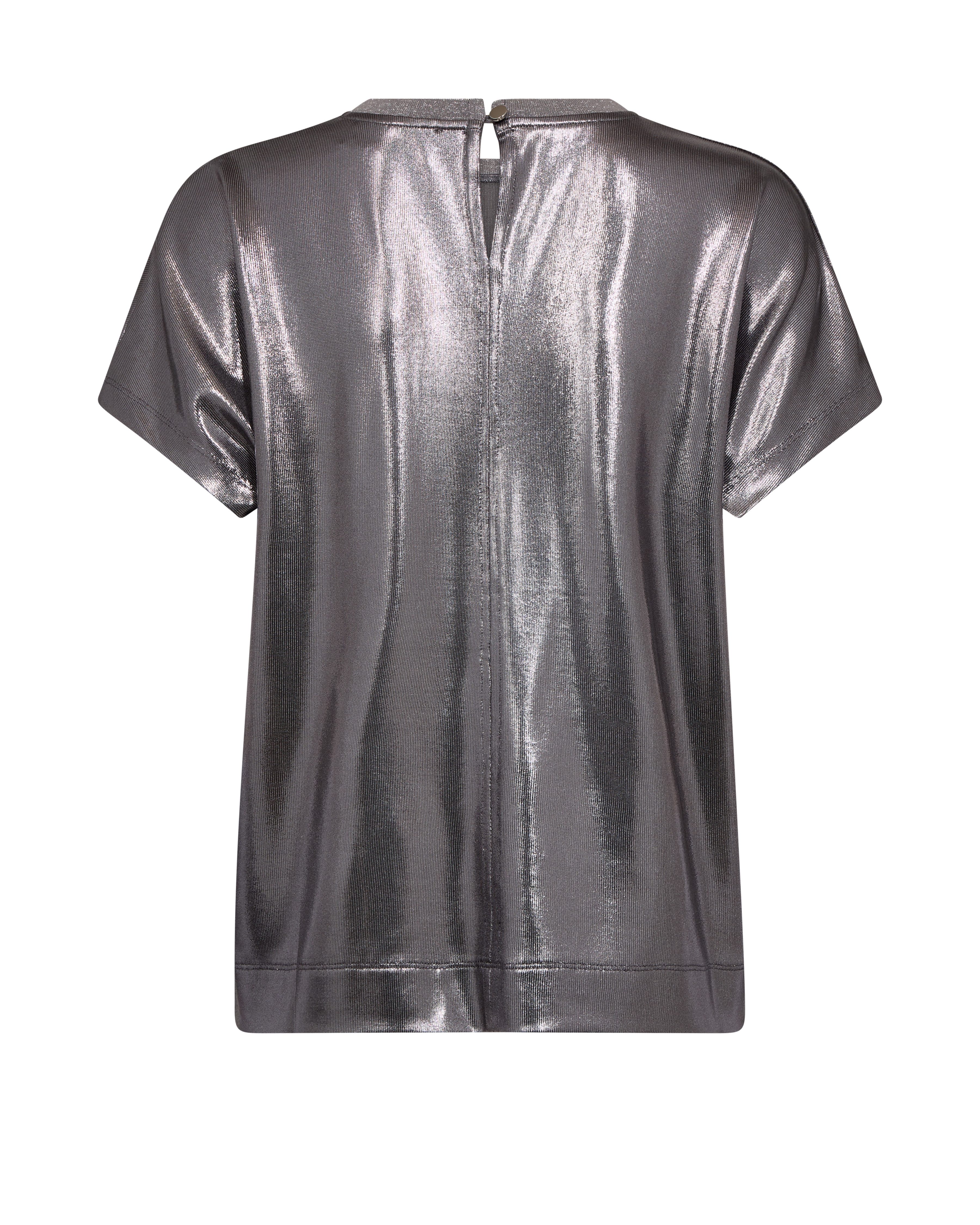 Mos Mosh T-Shirt MMNivola O-neck Metallic Tee