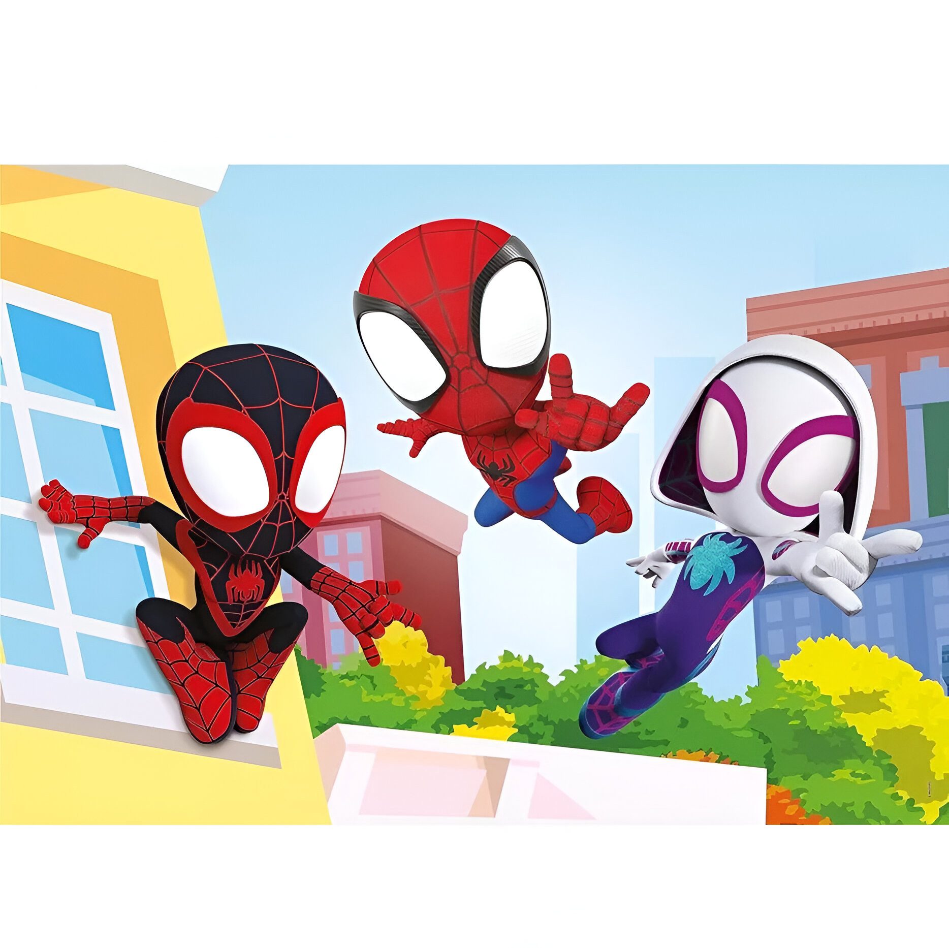MARVEL Puzzle Marvel Spidey Amazing Friends 2x 20 teiliges Kinder Puzzle, 40 Puzzleteile