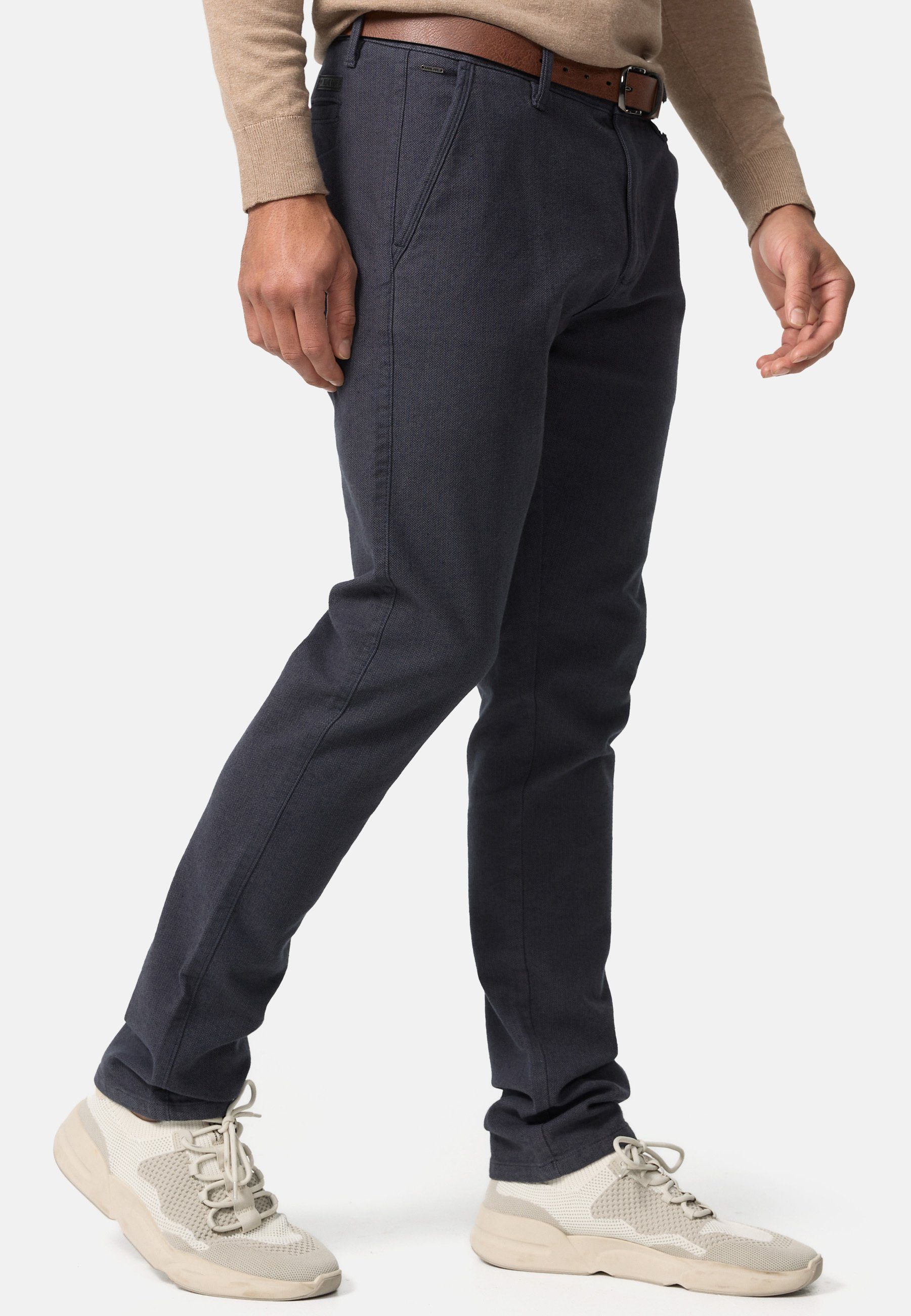 Bellon Indicode Mix INSan Navy Chinohose