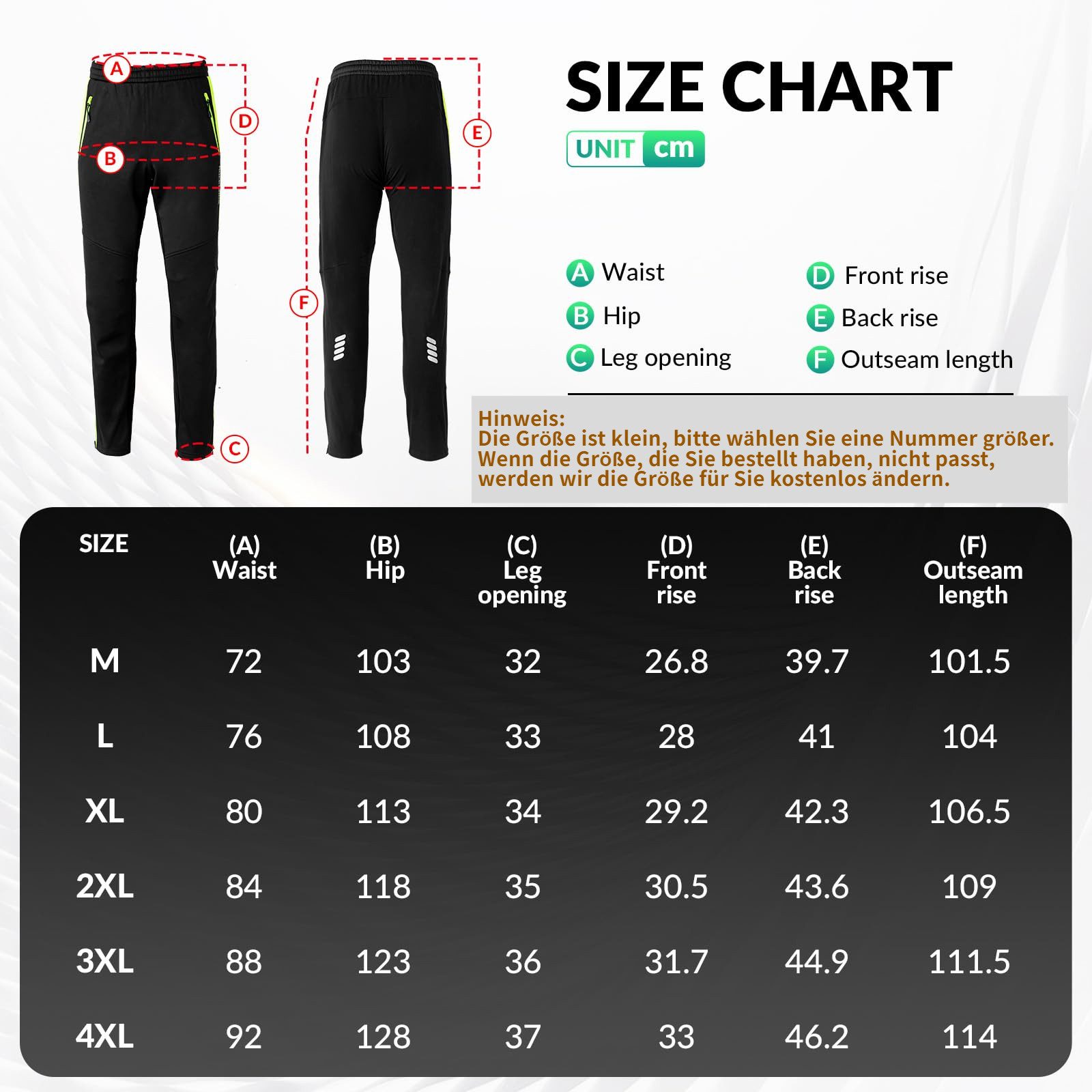 ROCKBROS Fahrradhose Winter Thermo Fahrradbekleidung (1-tlg) günstig online kaufen