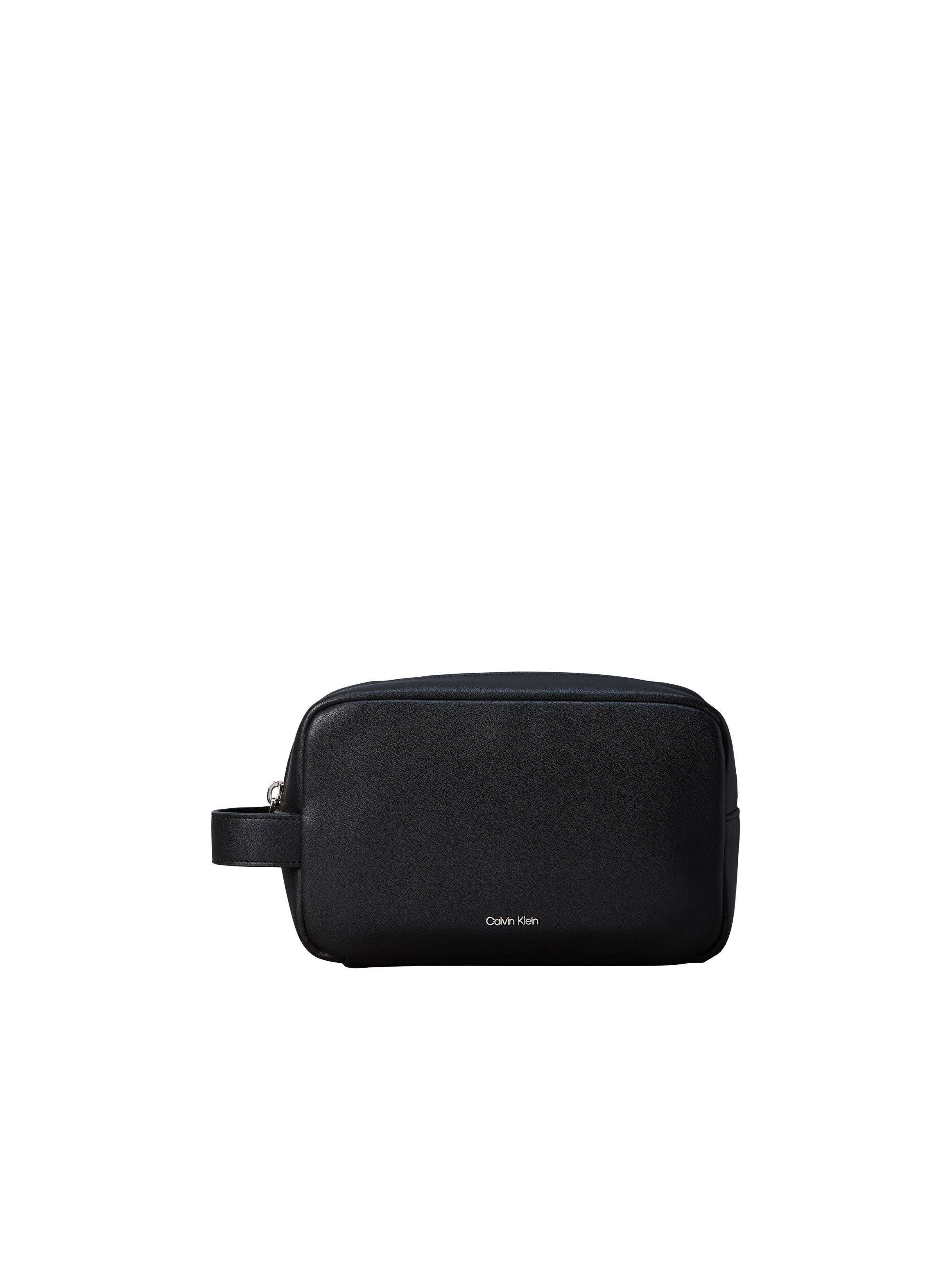 Calvin Klein Kulturbeutel RAISED DOPP KIT, Unisex Kosmetiktasche, Minibag mit Handschlaufe