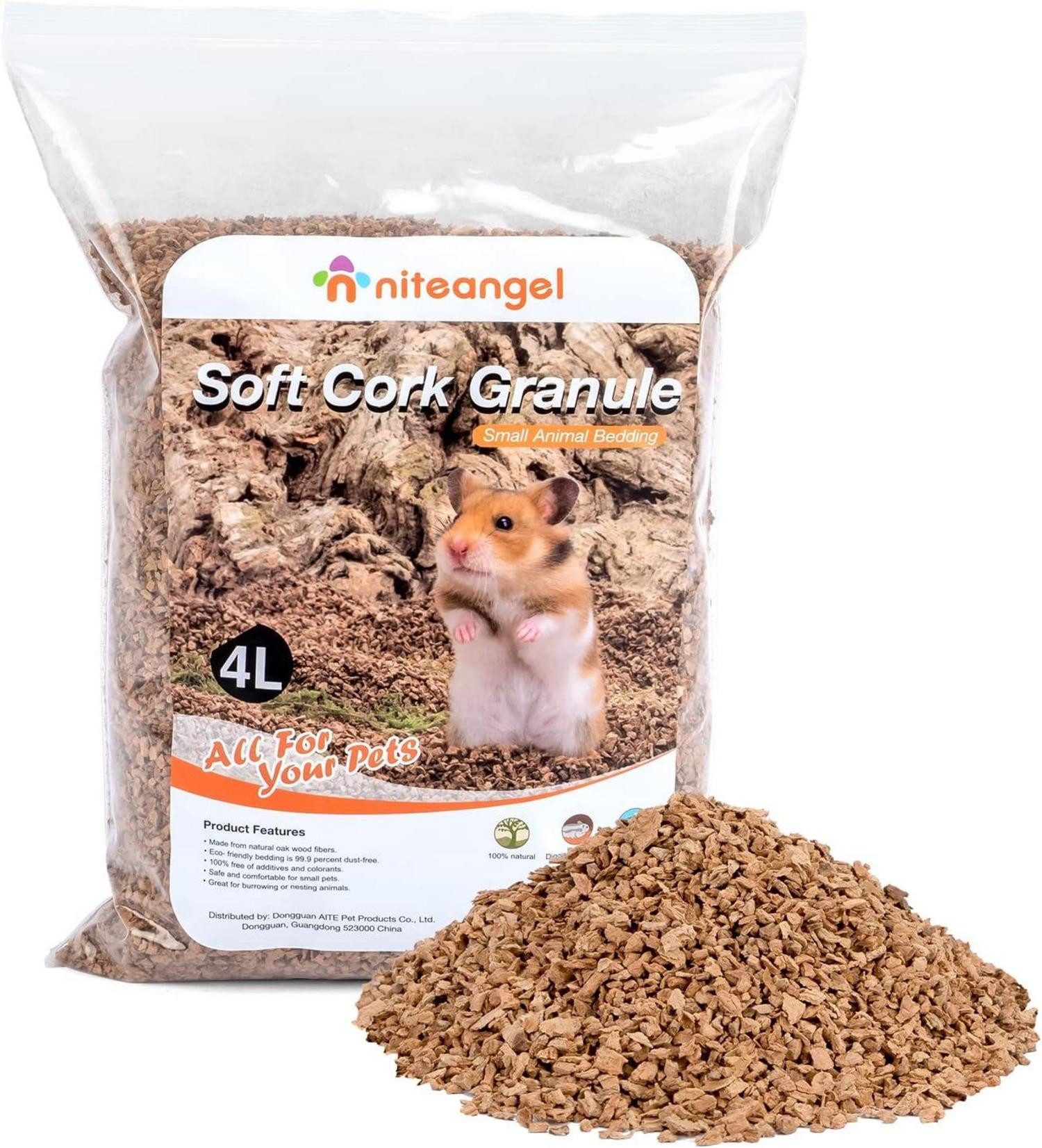 Kleintierkäfig Natürliches Kokosnuss-Hamster-Einstreu für kleine Nagetiere 2-3mm