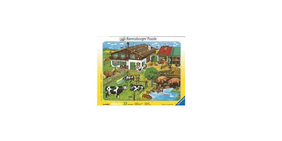 Ravensburger Puzzle Kinderpuzzle 33 Teile - Tierfamilien, Puzzleteile günstig online kaufen