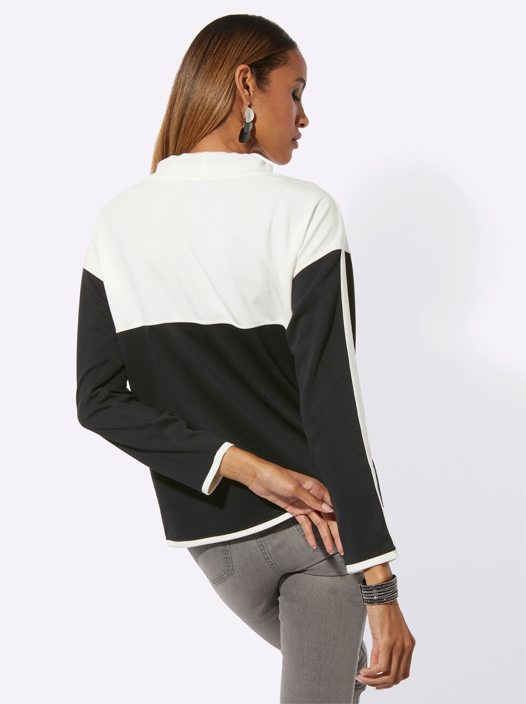 creation L Sweater Modal-Mix-Sweatshirt Langarm