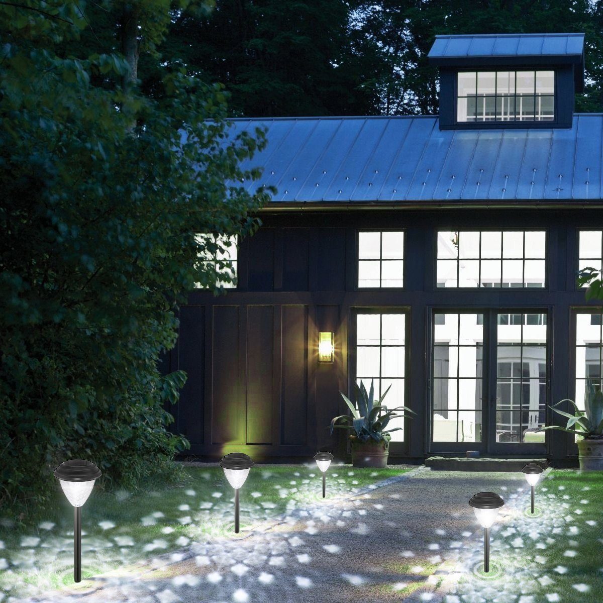 LETGOSPT LED Solarleuchte 4stck Upgrade Solar günstig online kaufen