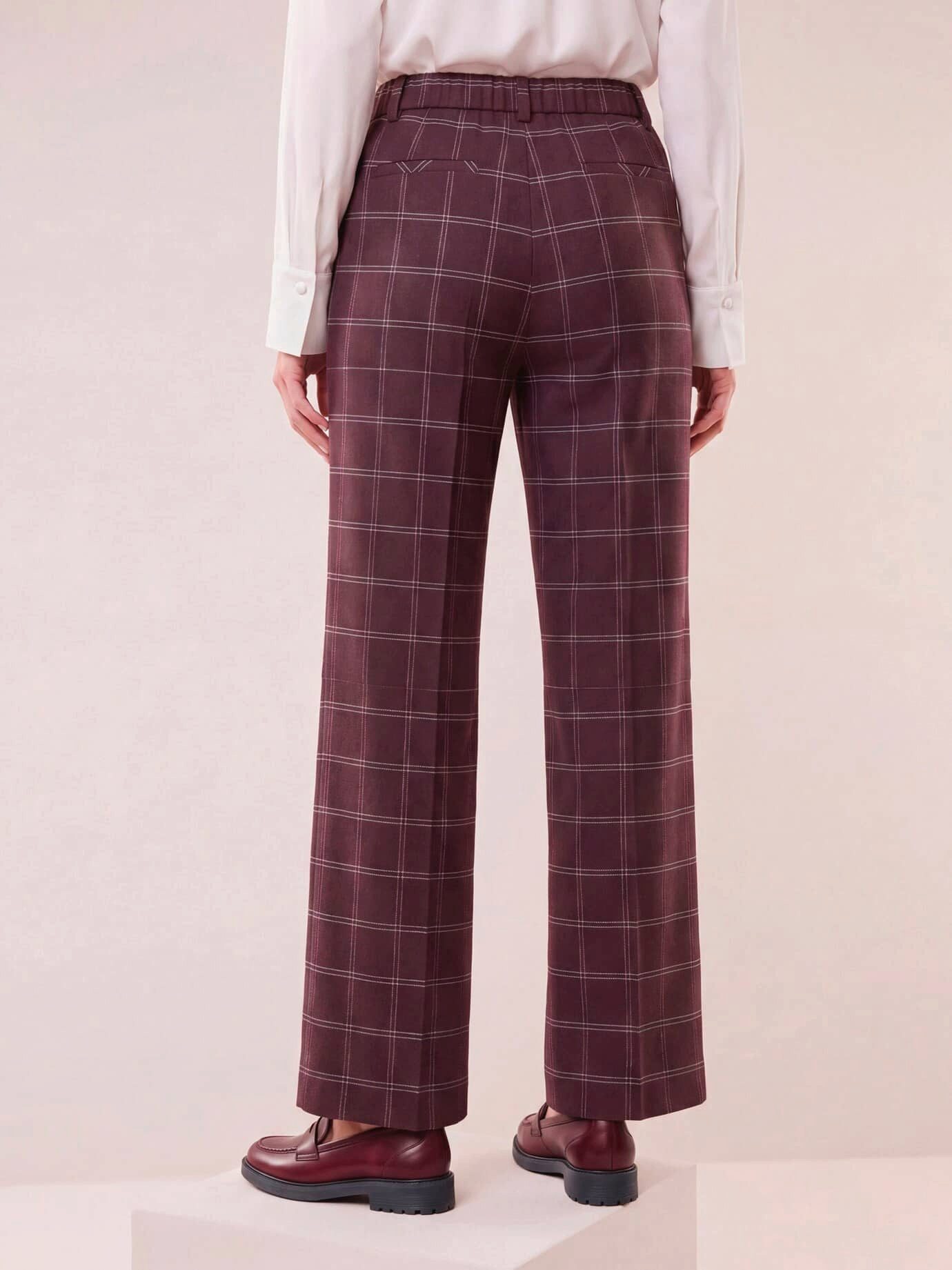 Walbusch Marlene-Hose Damen Marlene Hose aus Premium Flanell Regular fit, modern