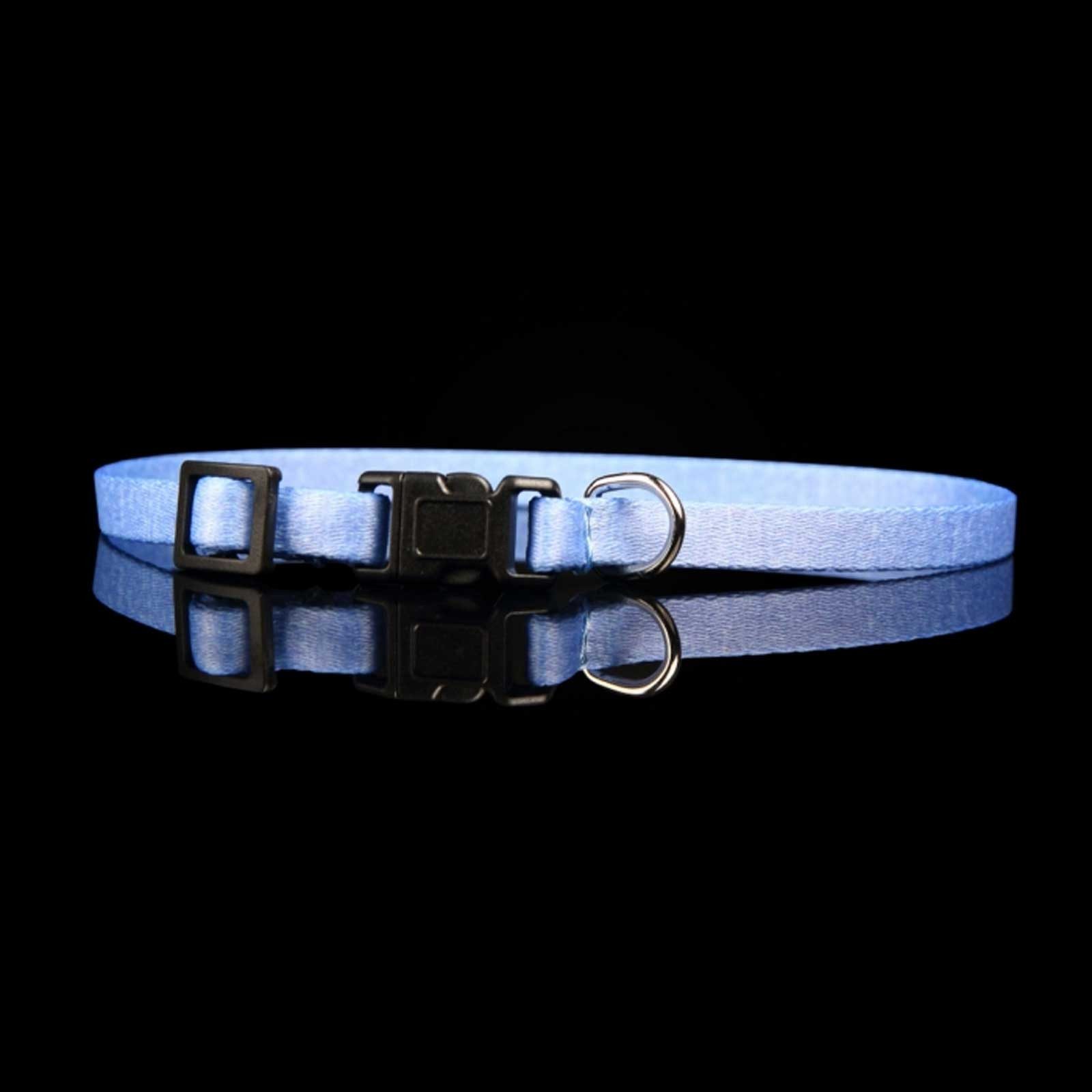 Hunde-Halsband Hundehalsband aus Nylon Jeansmotiv