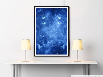 Sinus Art Poster Fotocollage 60x90cm Poster Tiefstes Weltall mit Sternen und Galaxien