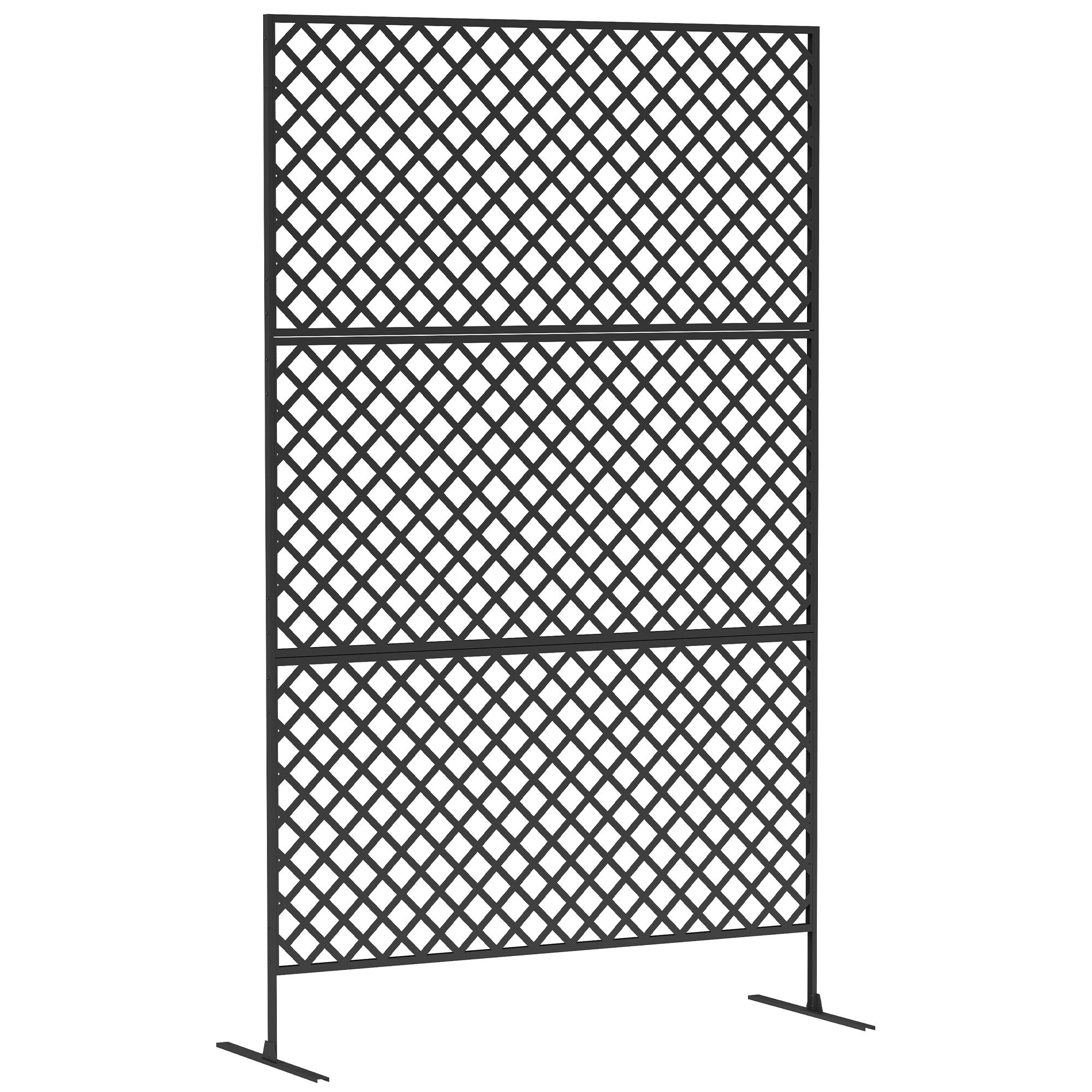 Outsunny Paravent 3-teilig 122 x 198 günstig online kaufen