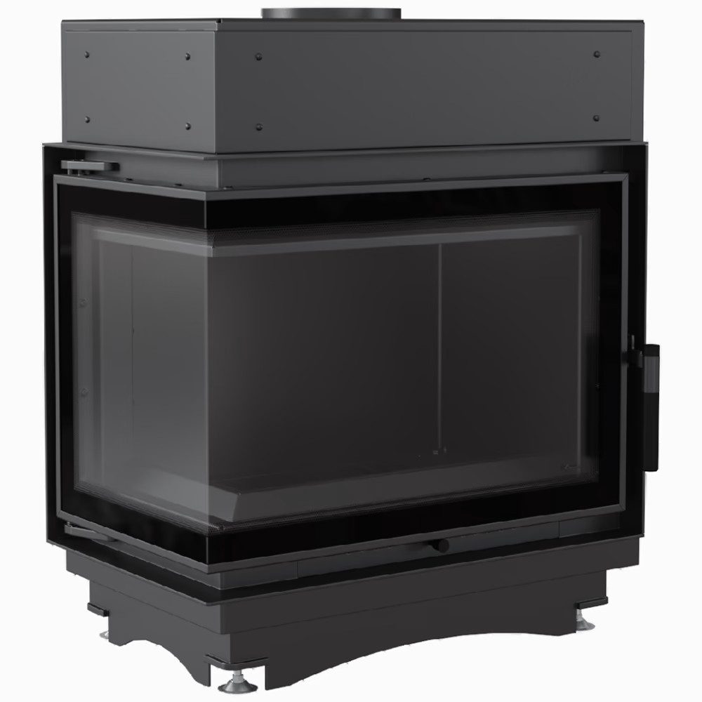 Kratki Kamineinsätze Wasserführender Kamineinsatz KRATKI MAJA DECO links 8 kW Ø 180, 8 kW