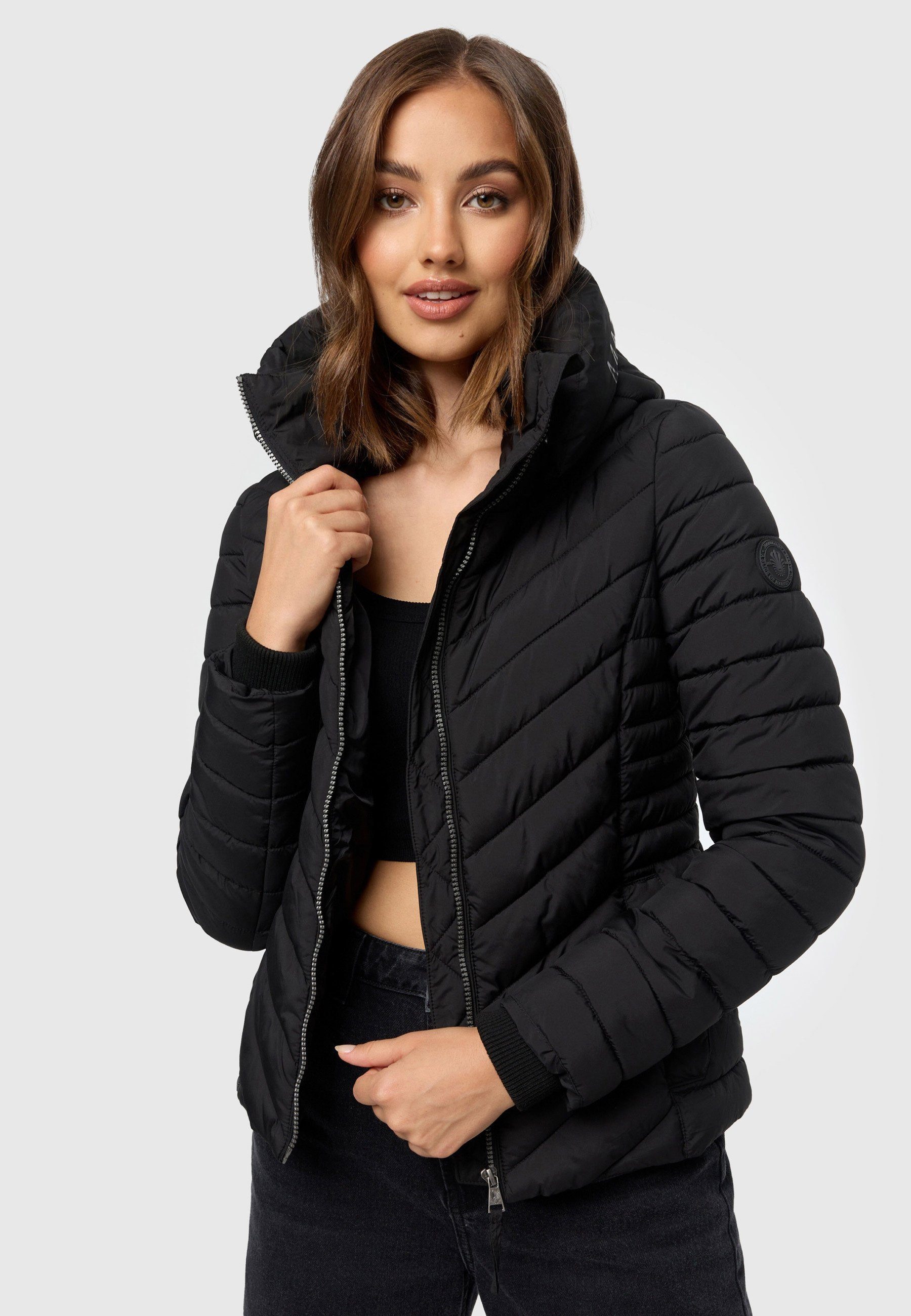 Marikoo Steppjacke Kagomee mit großer Kapuze