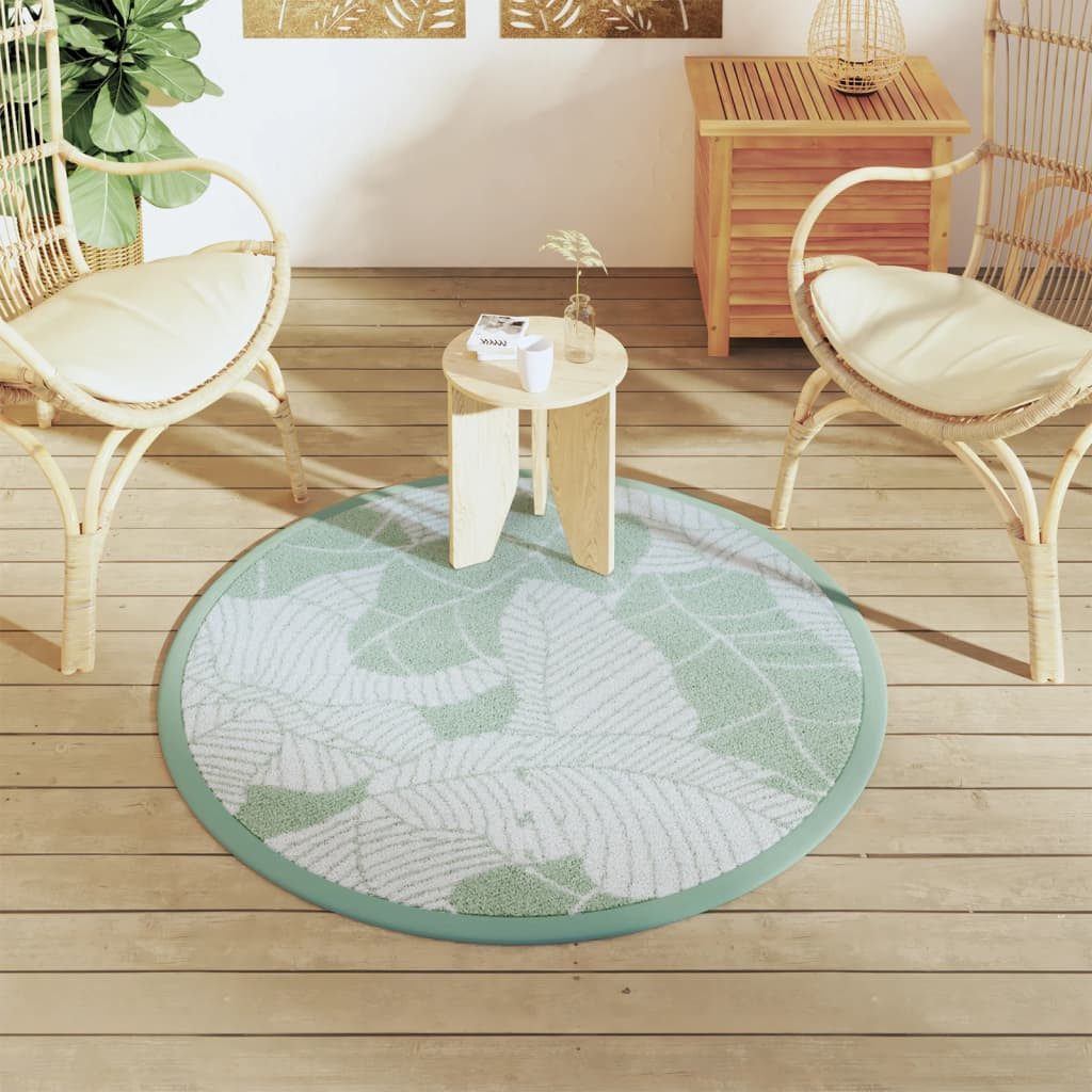 vidaXL Outdoorteppich Outdoor-Teppich ARAKIL Grün Ø120 günstig online kaufen