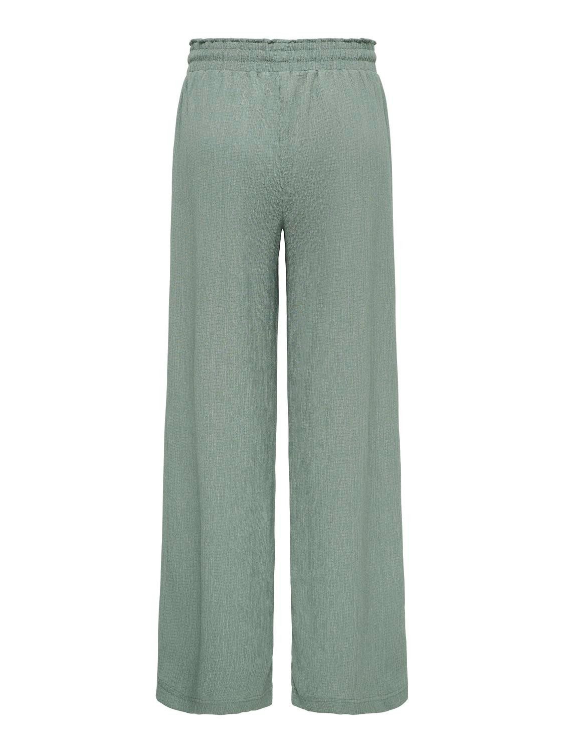 ONLY Schlupfhose ONLALTA MW STRING WIDE PANT PNT ZLO Materialmix, weite Bei günstig online kaufen