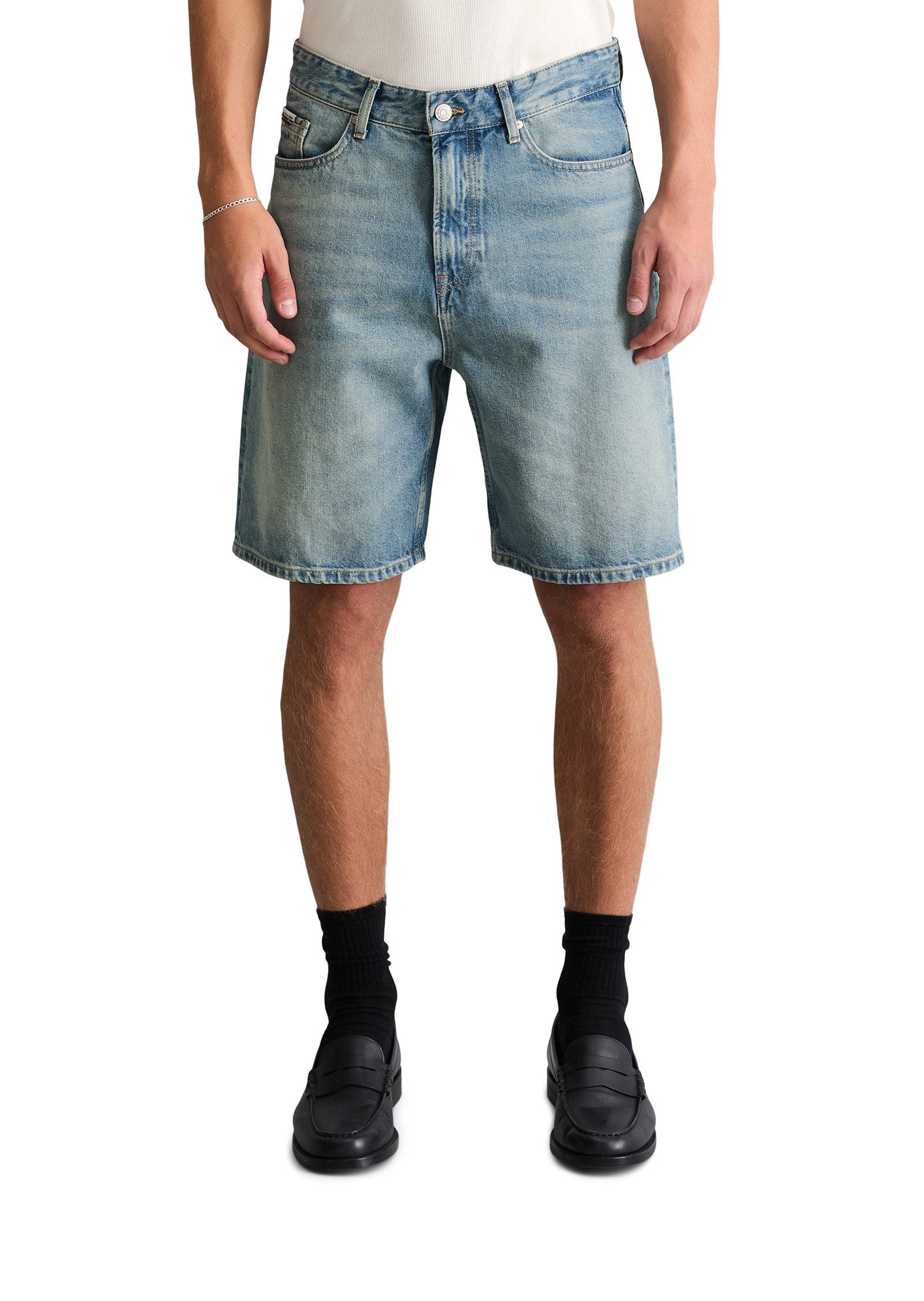 Marc O'Polo DENIM Shorts aus Bio-Baumwoll-Mix