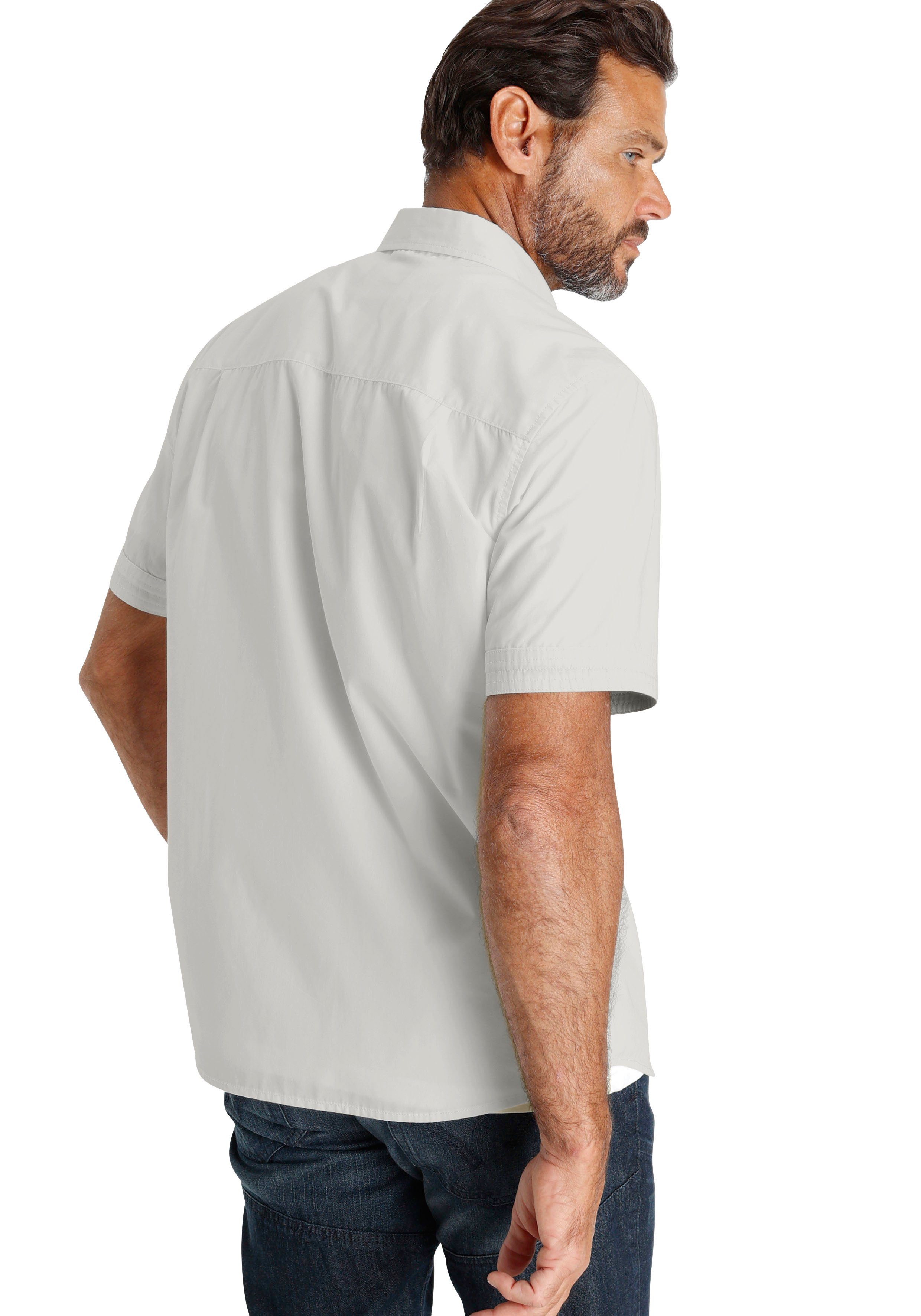 Man's World Kurzarmhemd mit Brustprint günstig online kaufen